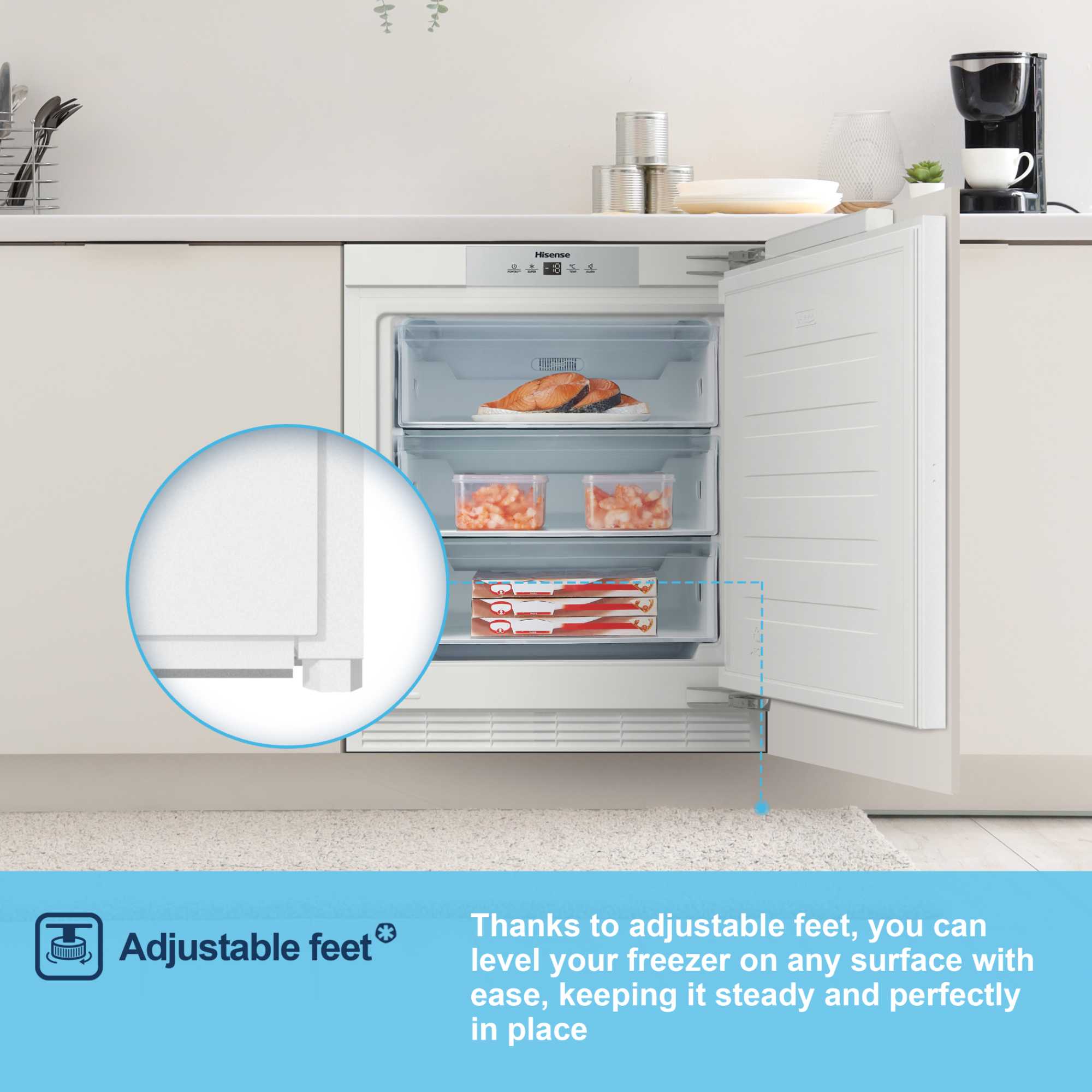 Built-In Undercounter Freezer Low Frost - MBUZ6097E