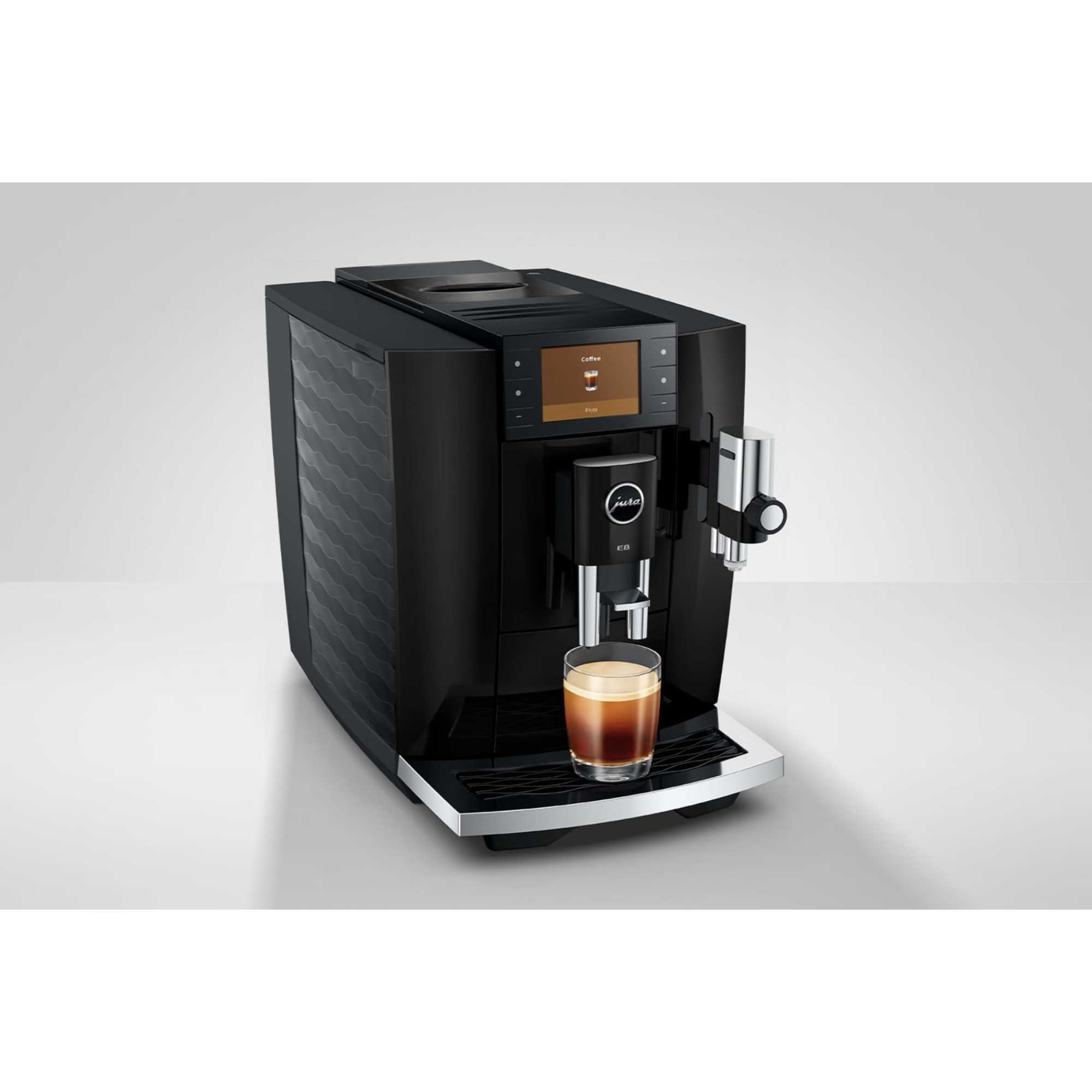 E8 Smart Bean to Cup Coffee Machine - Piano Black
