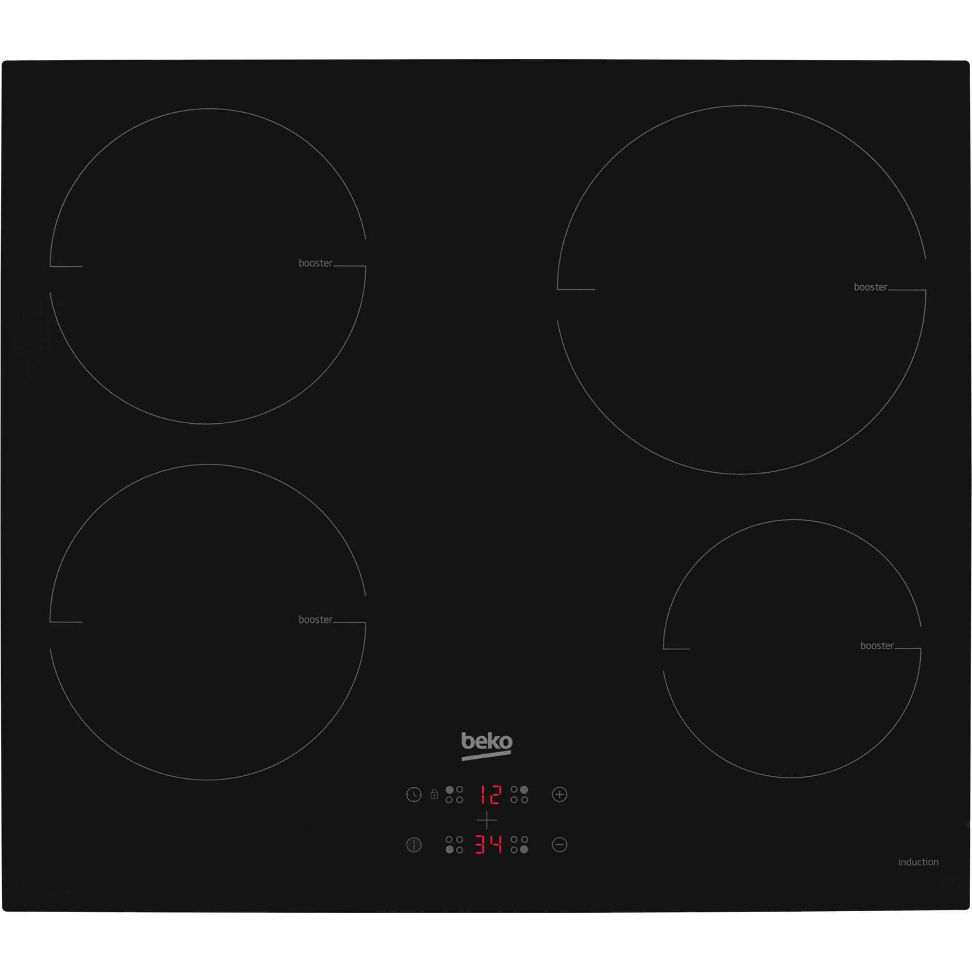 HII64400MT 60cm Integrated Induction Hob - Black