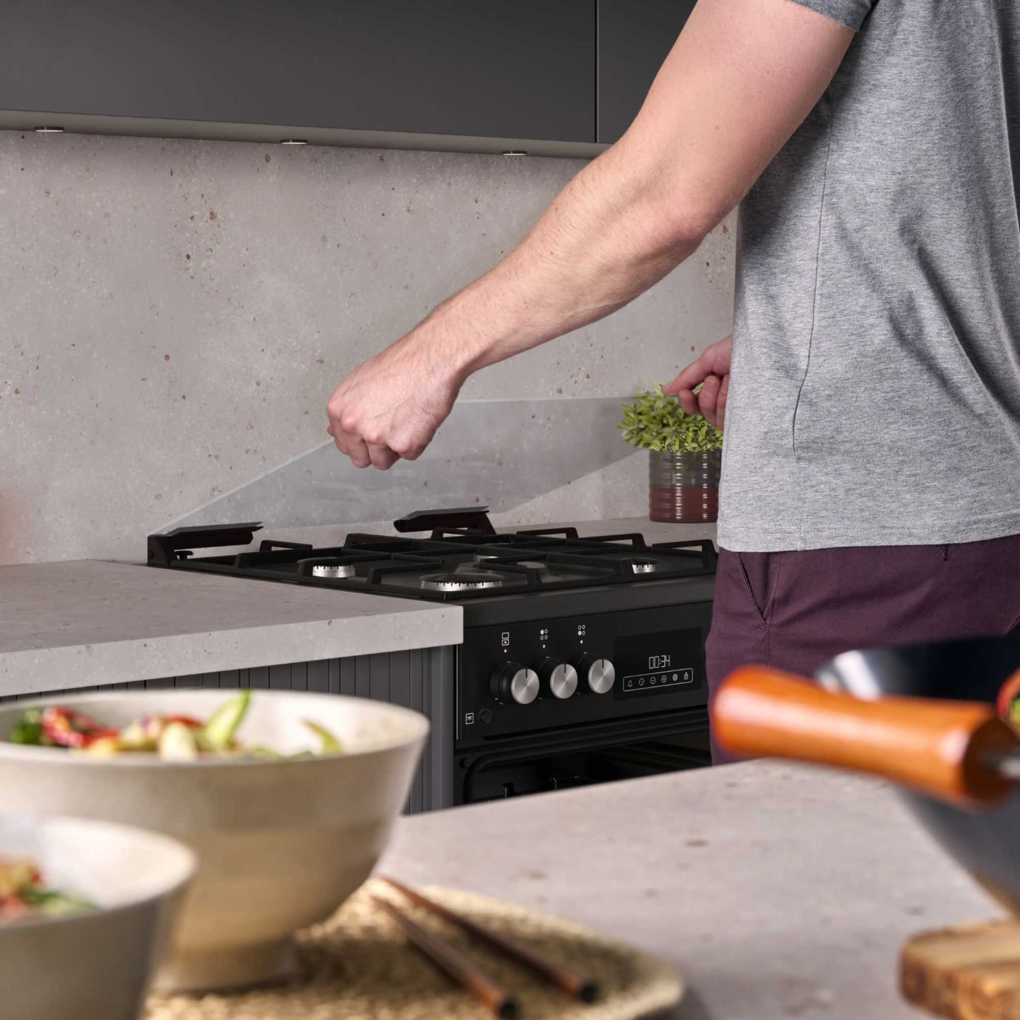 GGRN655N 60cm Gas Cooker - Anthracite