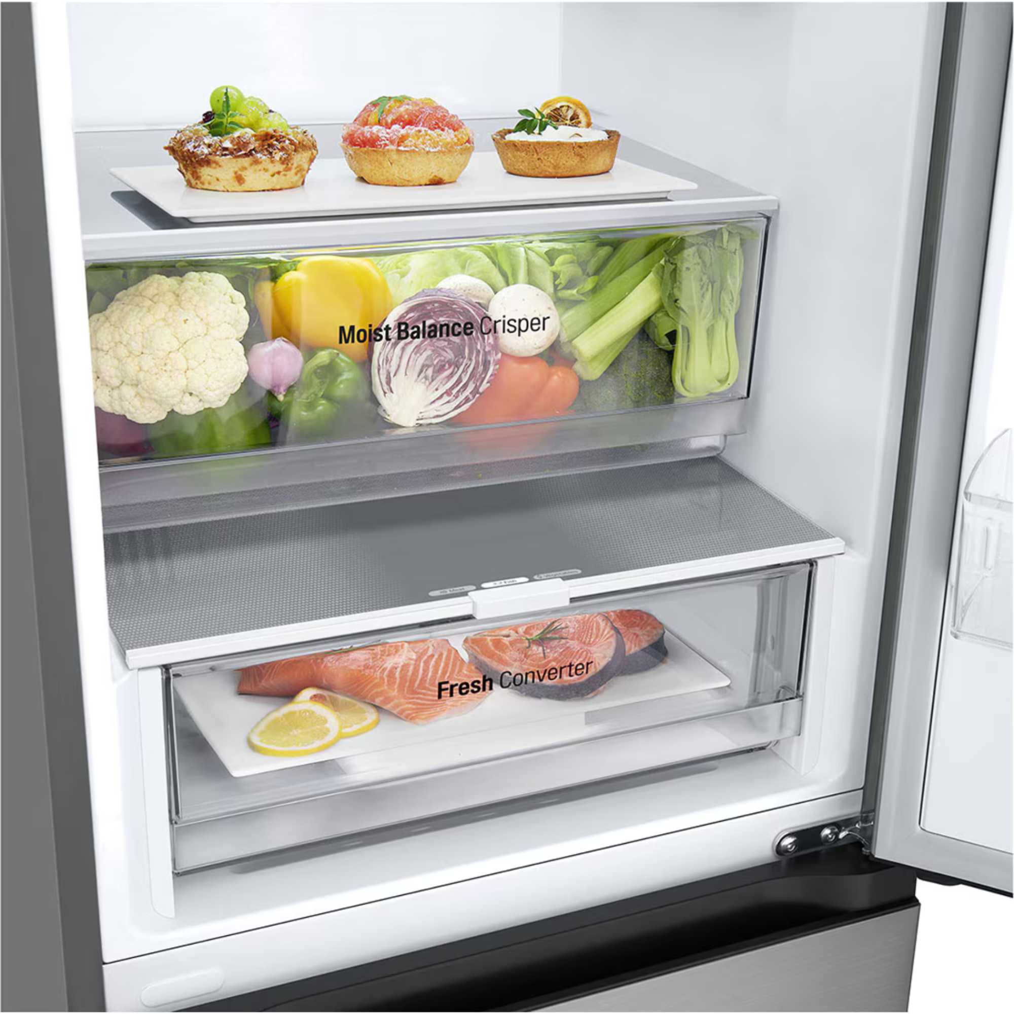 GBV3100DPY 344l Total No Frost Fridge Freezer - Silver