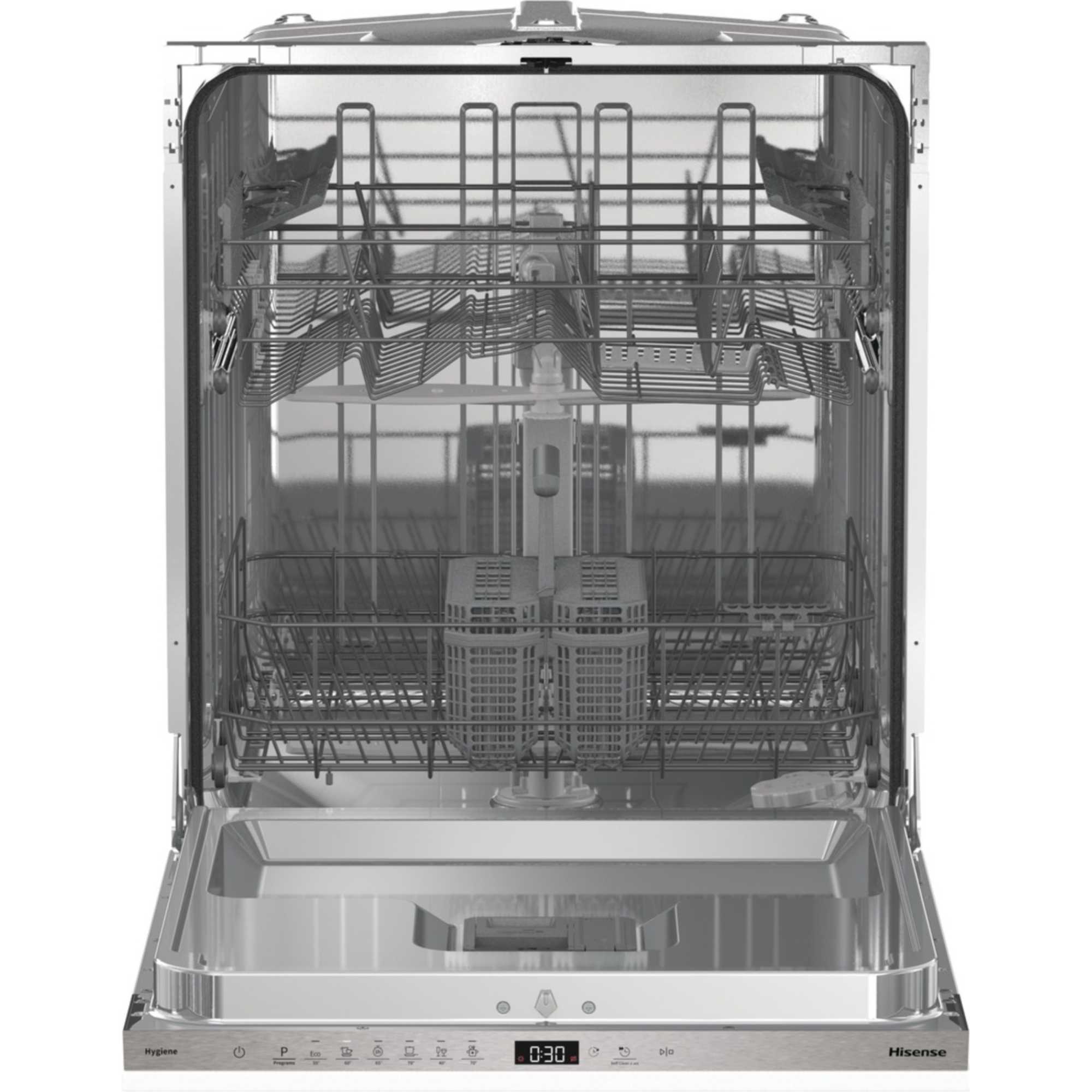 HV642E90UK 13 Place Fully Integrated Self-Clean Dishwasher - Silver