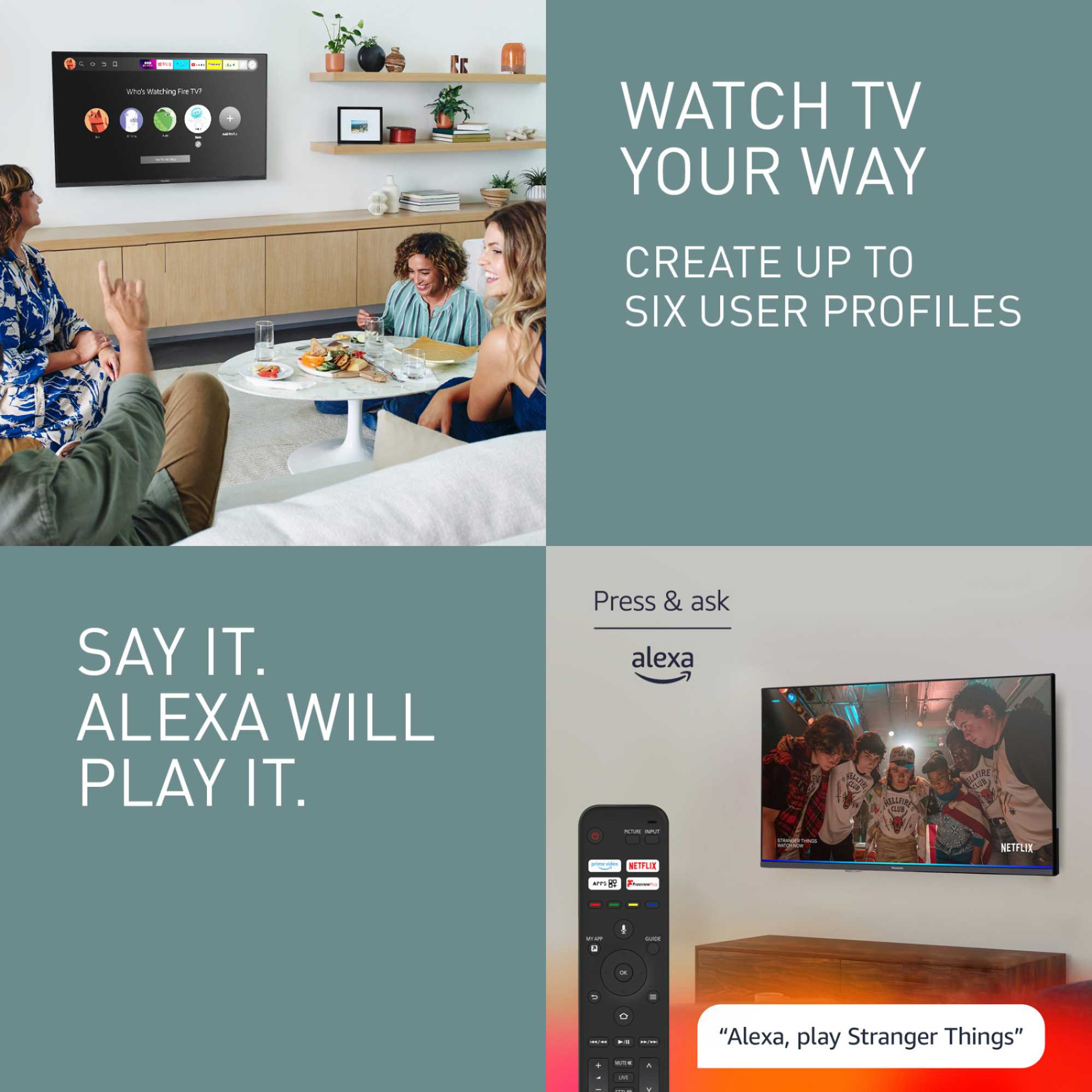 S55AEYC 40" Full HD LED Fire TV - TV-40S55AEYC