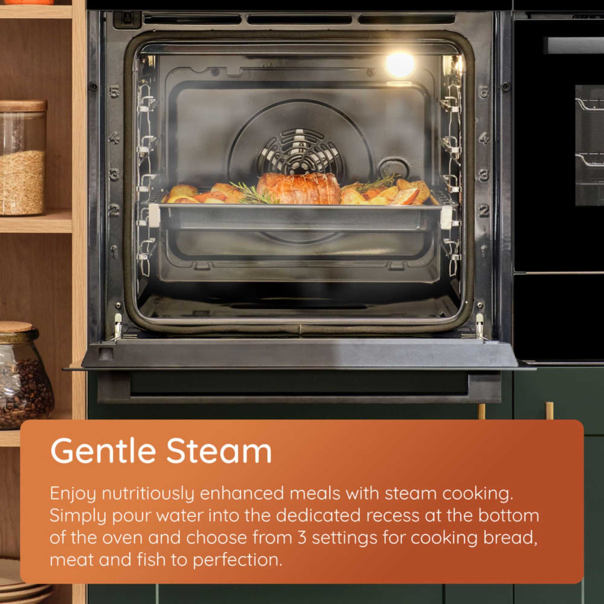 HOI4S8PM0BUK Class 4 60cm Built-In Single Pyrolytic Oven - Black