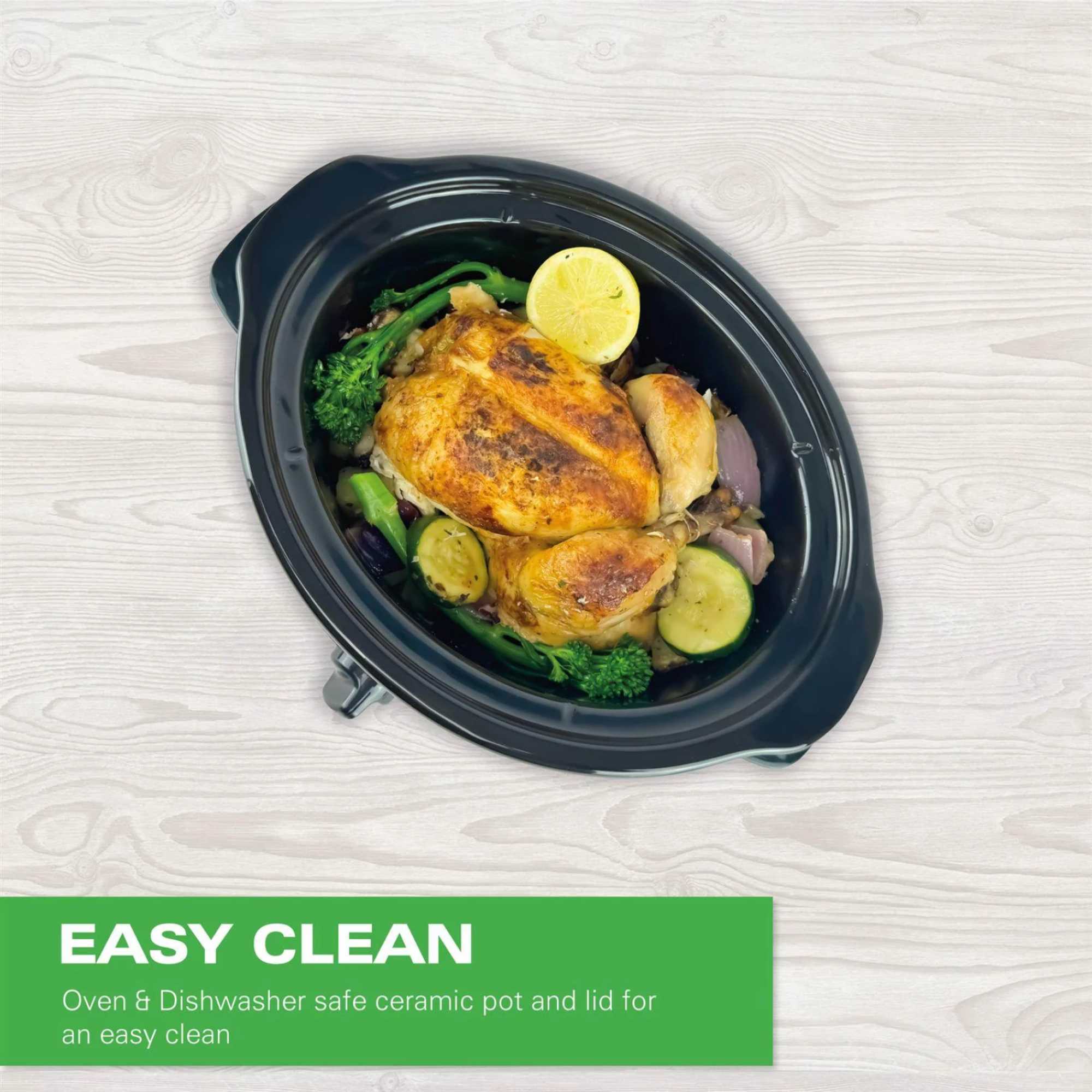 HBSC040B The Comfort Cook 3.5l Slow Cooker - Black