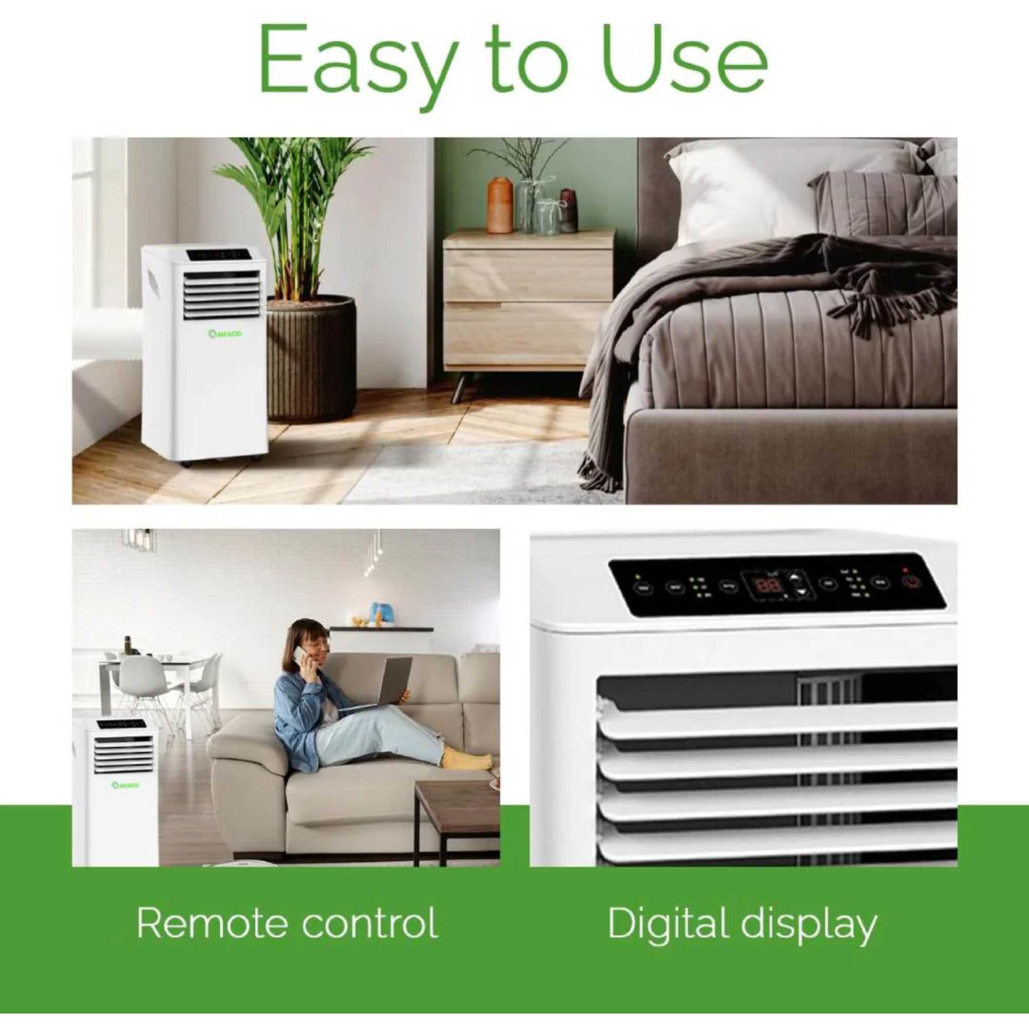 MC Series 10000 BTU Portable Air Conditioner - White - MC10000