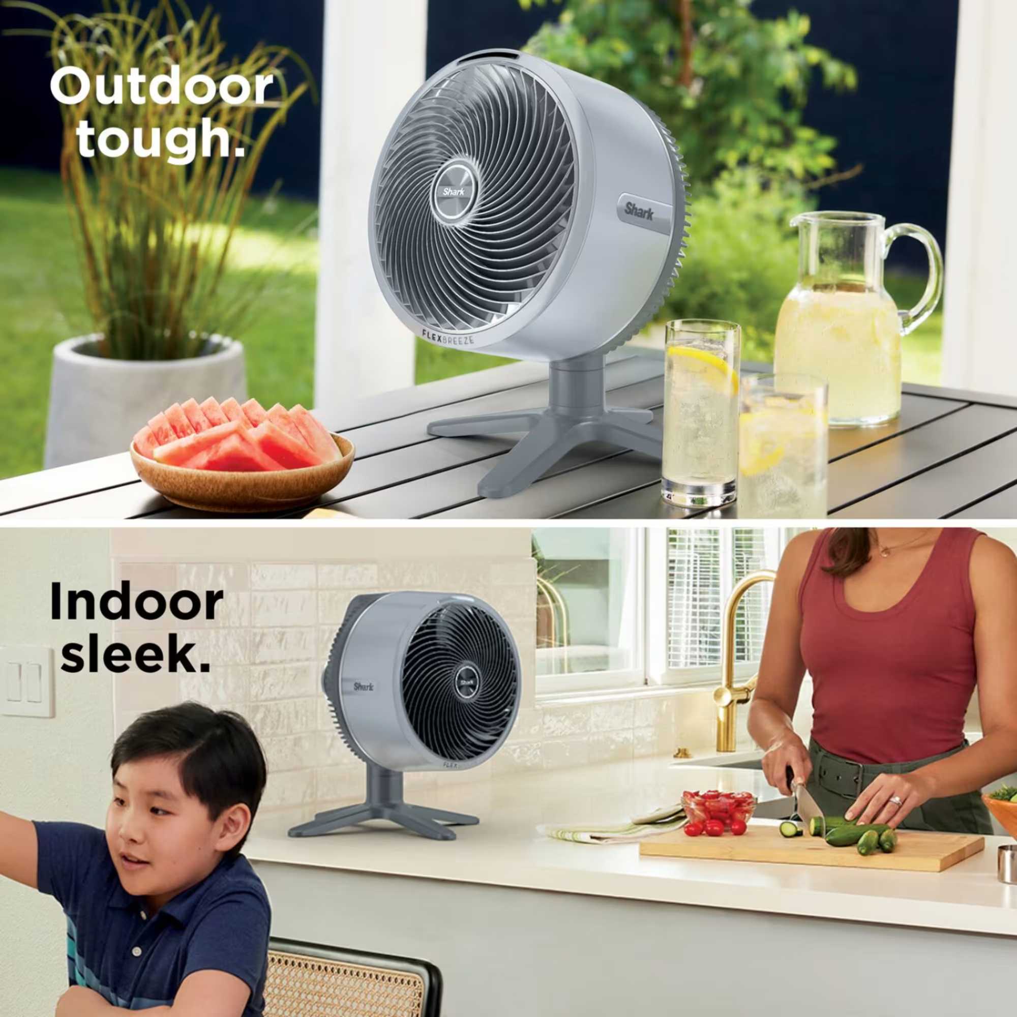 FA150UK FlexBreeze TableMate High-Velocity Tabletop Fan - White