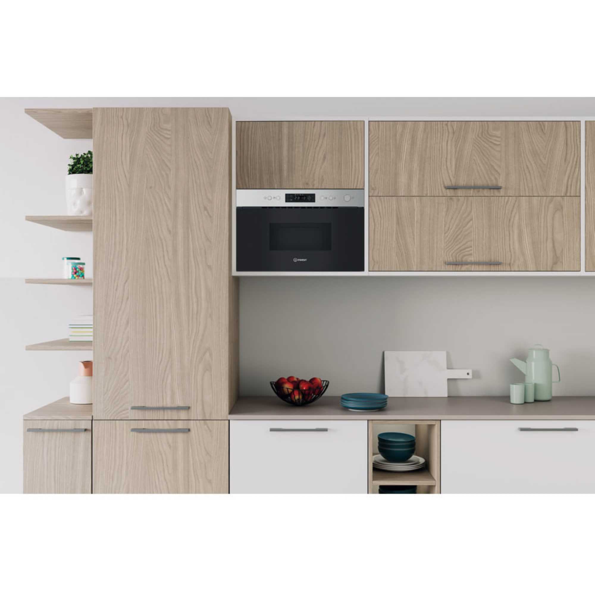 IM K12 XUK 22l 750W Built-In Microwave & Grill - Stainless Steel