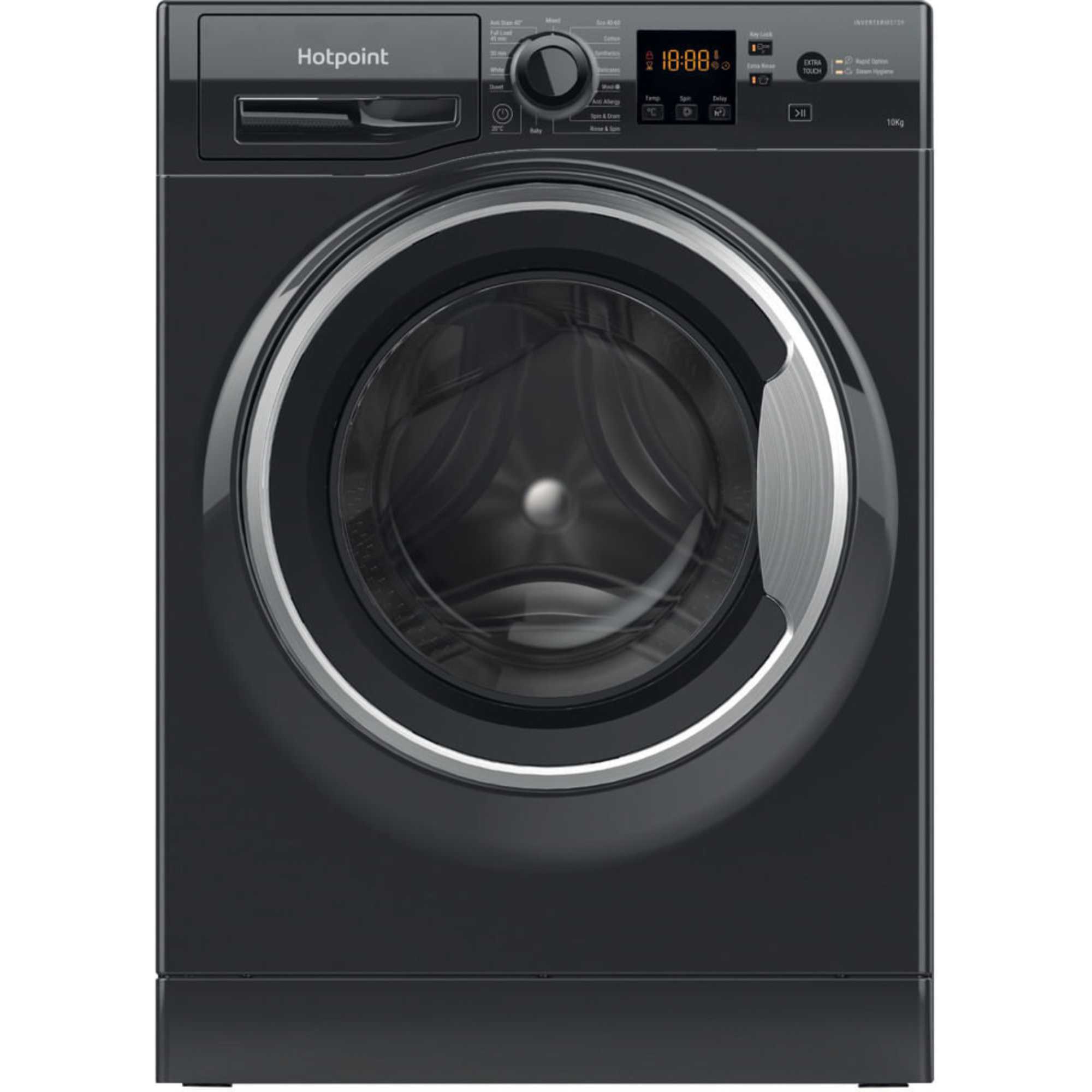 Anti-Stain 10kg 1400rpm Washing Machine - NSWM 1046 BS UK