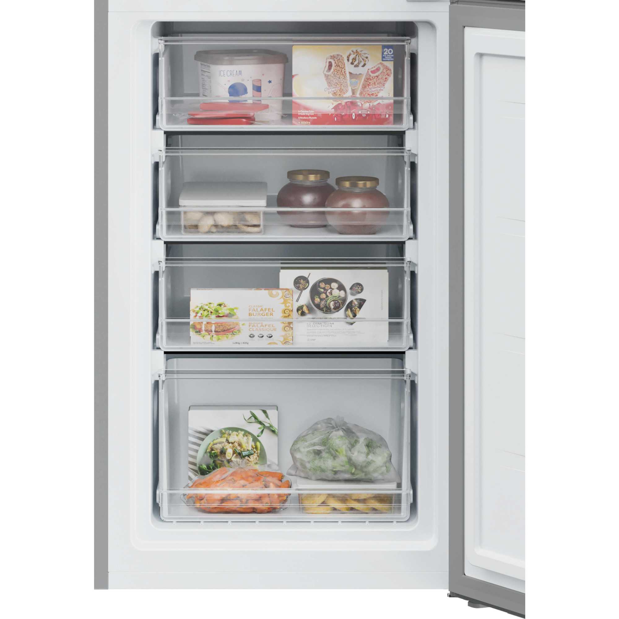 HVT3CLECKIHS-1 252L Fridge Freezer with Low Frost Technology - Silver