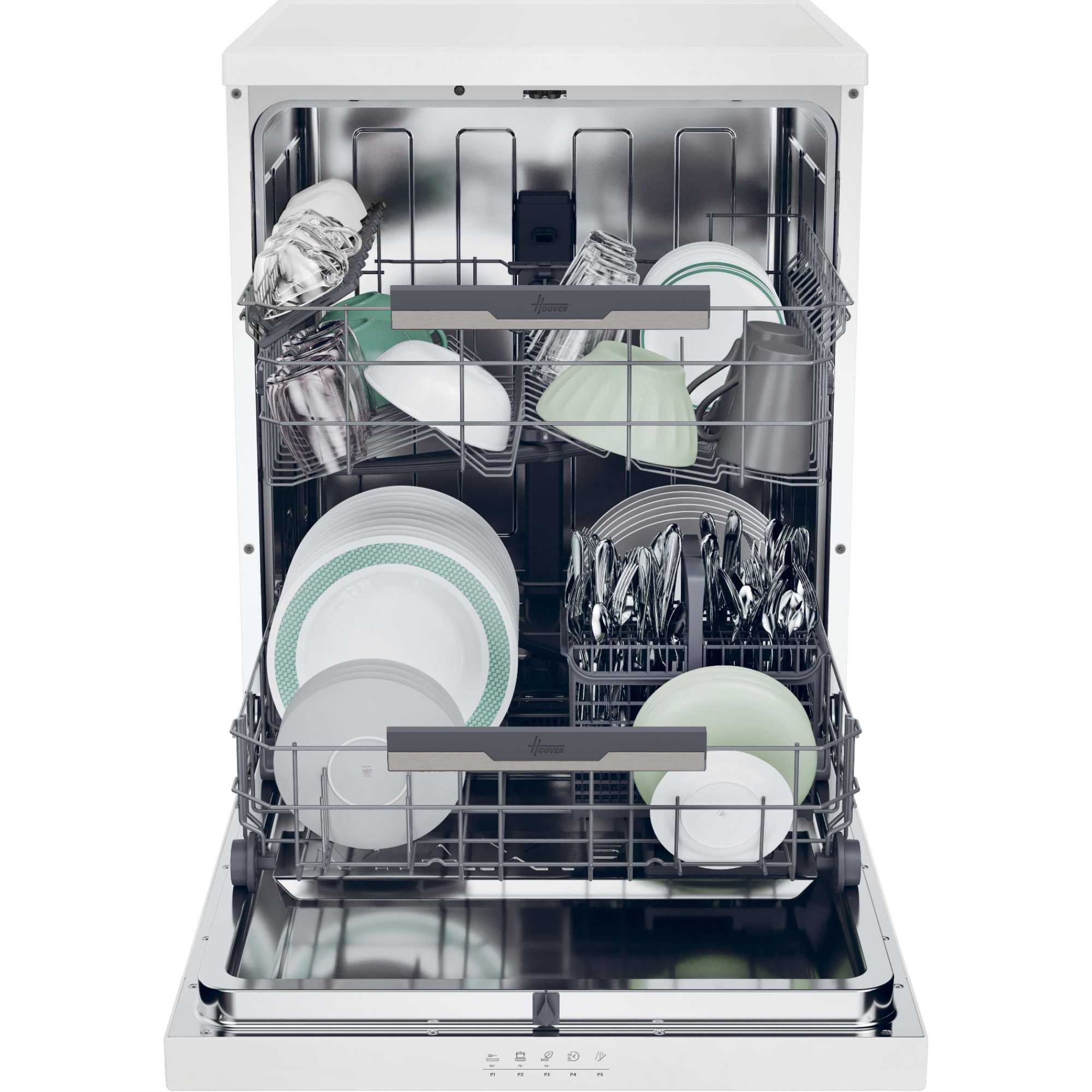 HFP 4C7E0W-80 H-DISH 300 Lite 14 Place Settings Dishwasher - White