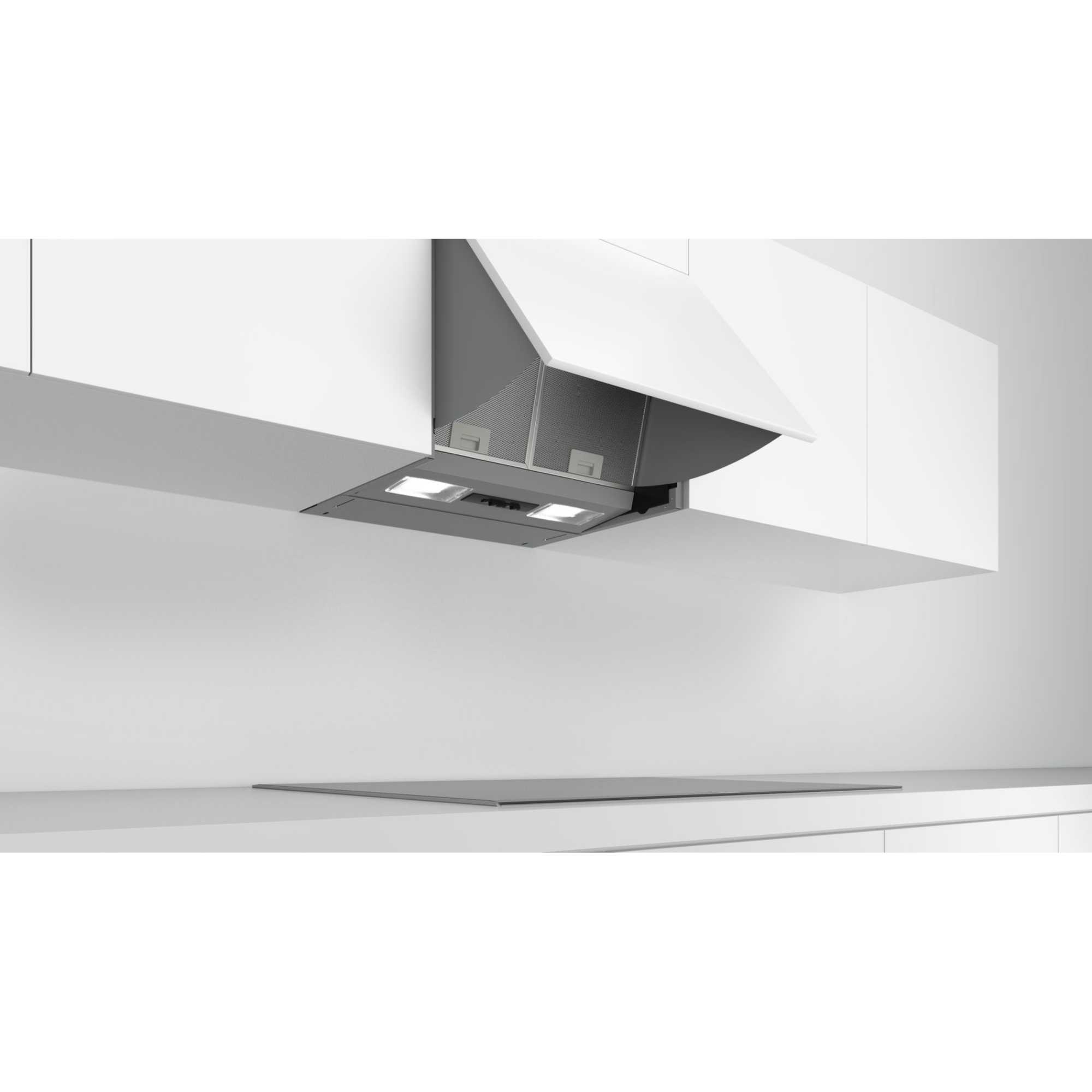 DEM66AC00B Series 2 60cm Integrated Cooker Hood - Silver