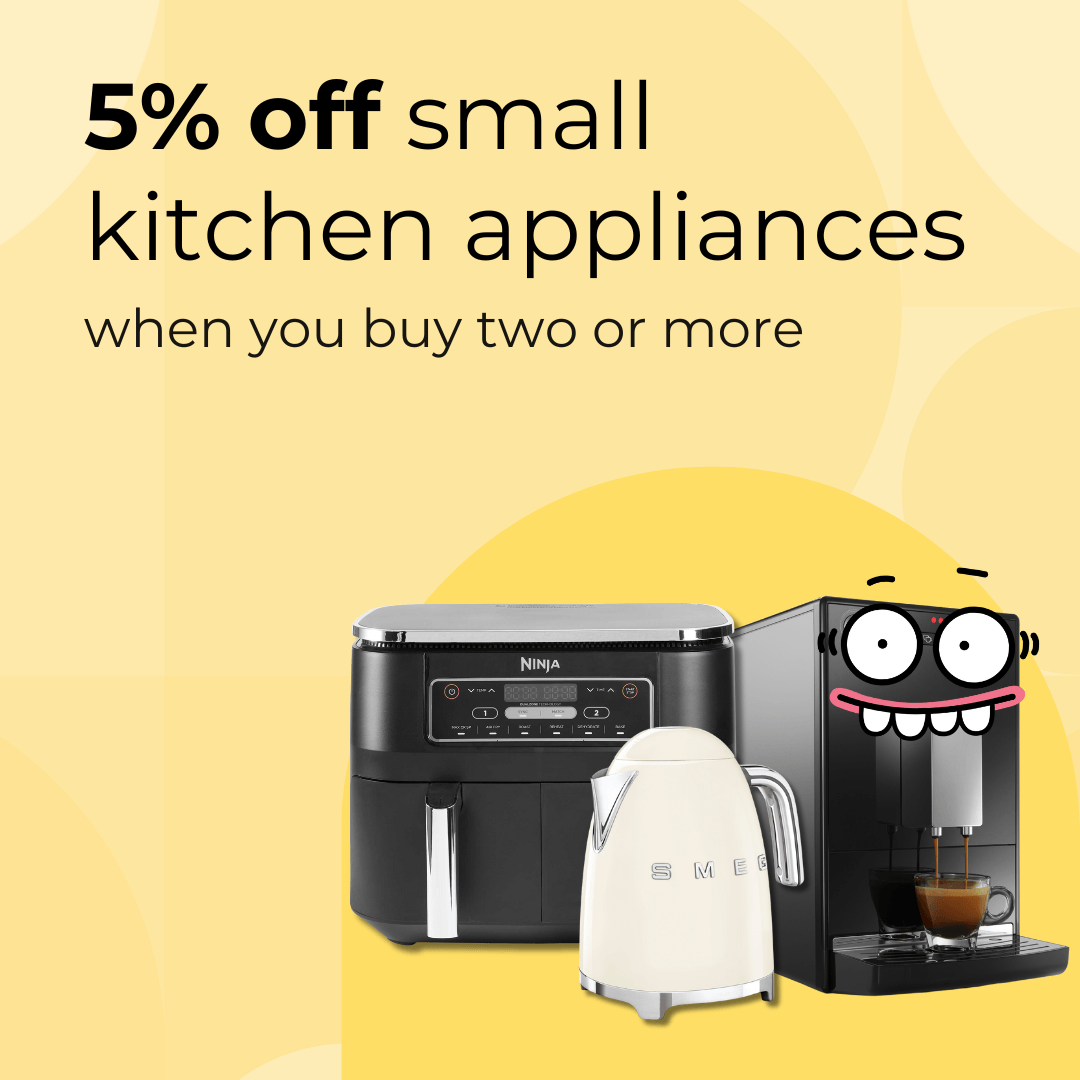 5% off small kitchen appliances when you buy two or more