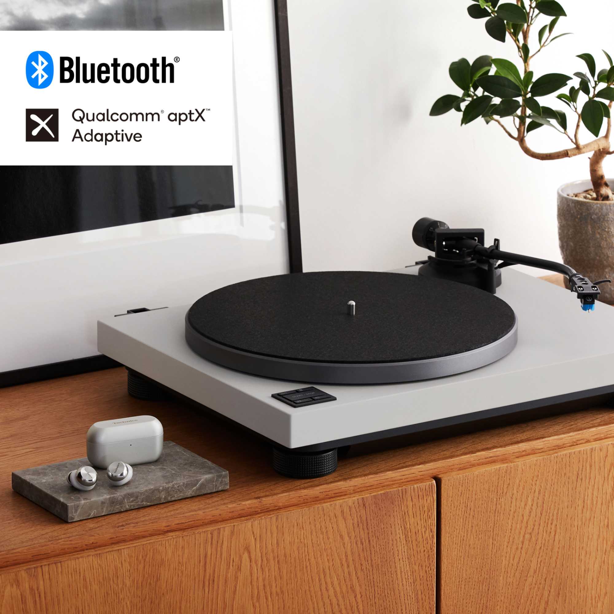 SL-40CBTBH Direct Drive Turntable System with Bluetooth - Grey