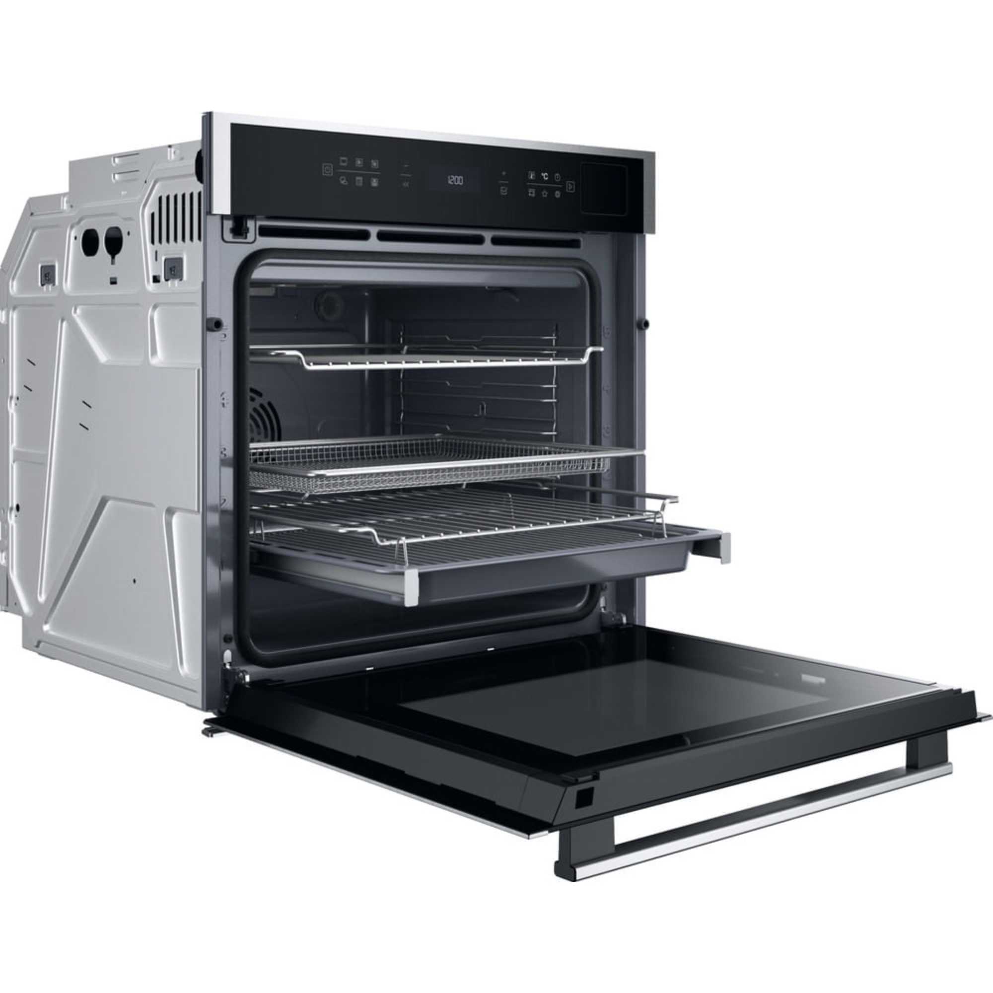 HOI6A8PT1SXUK Class 6 60cm Built-In Single Pyrolytic ActiveMultiflow Oven - Stainless Steel