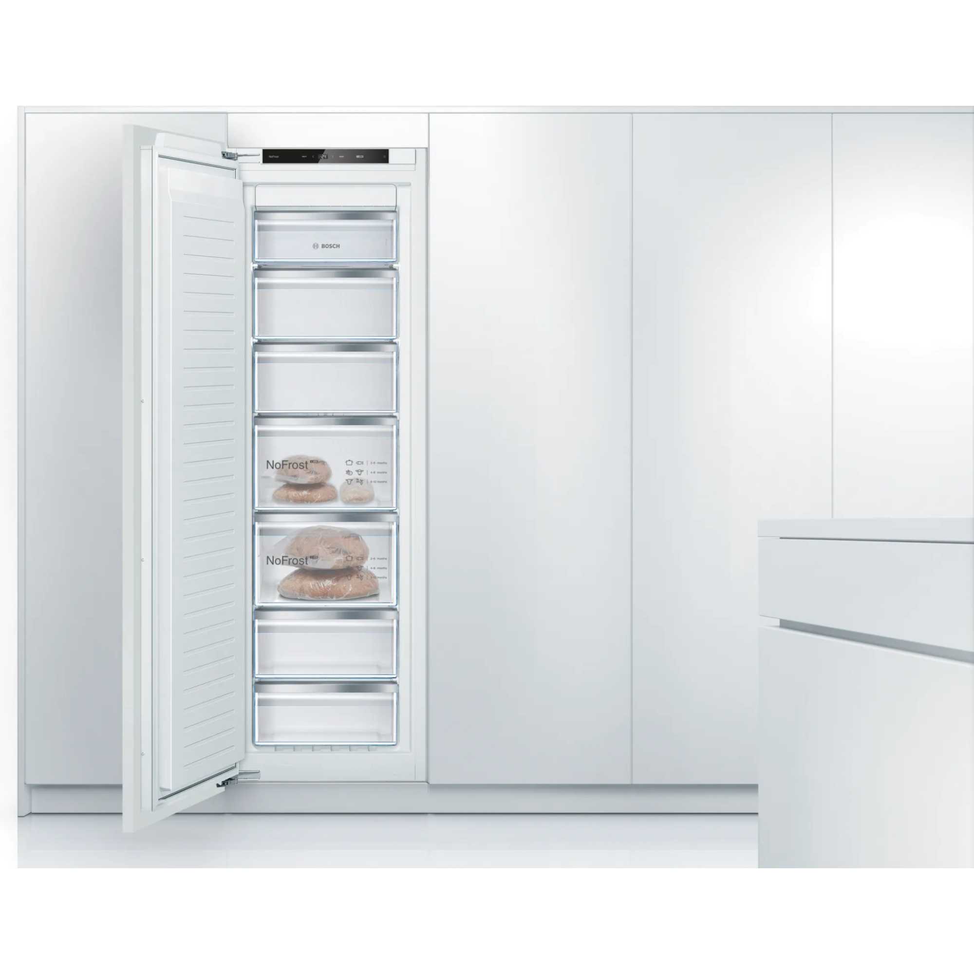 GIN81VEE0G Series 4 212l Full NoFrost Built-In Freezer