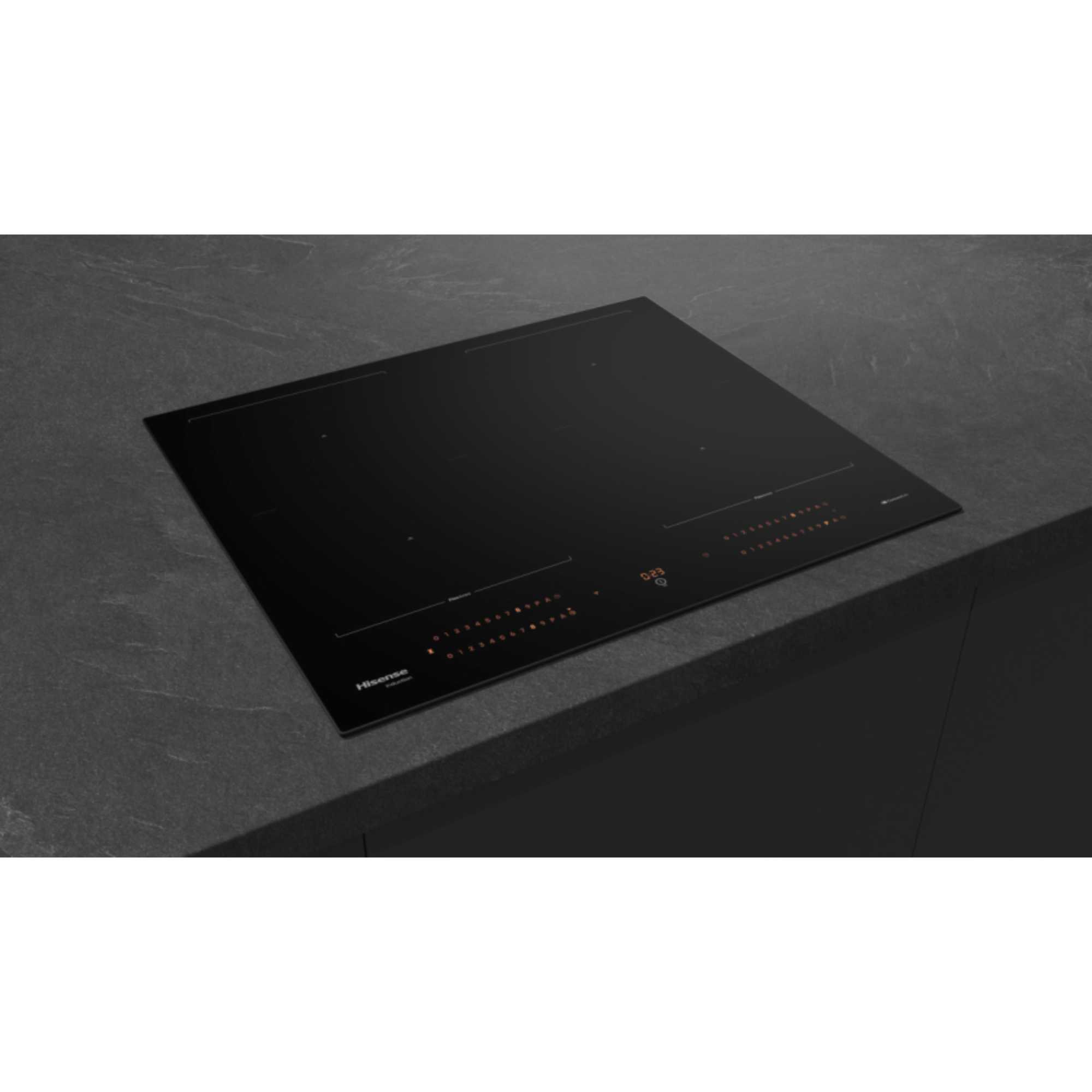 HI6443BSCWF Hi8 60cm 4 Zone Induction Hob - Black