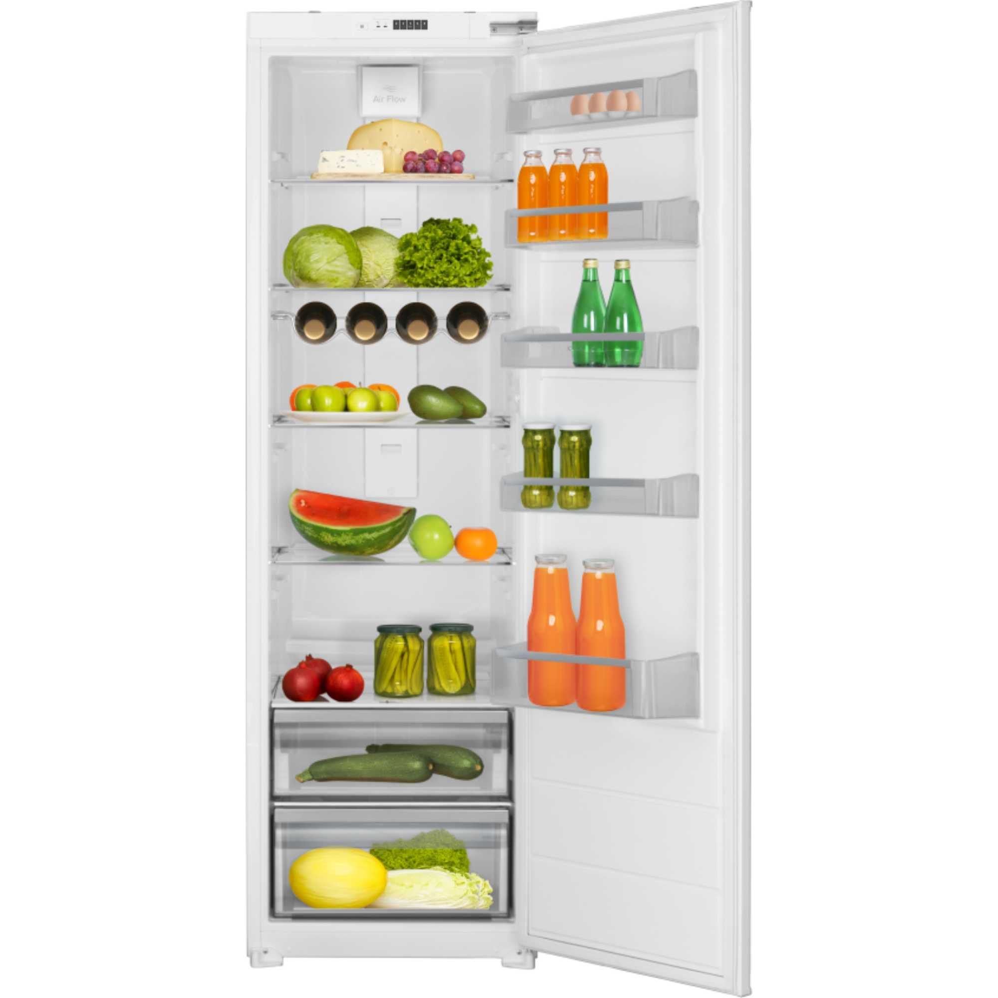 CRI621 294L Integrated Full Height Larder Fridge