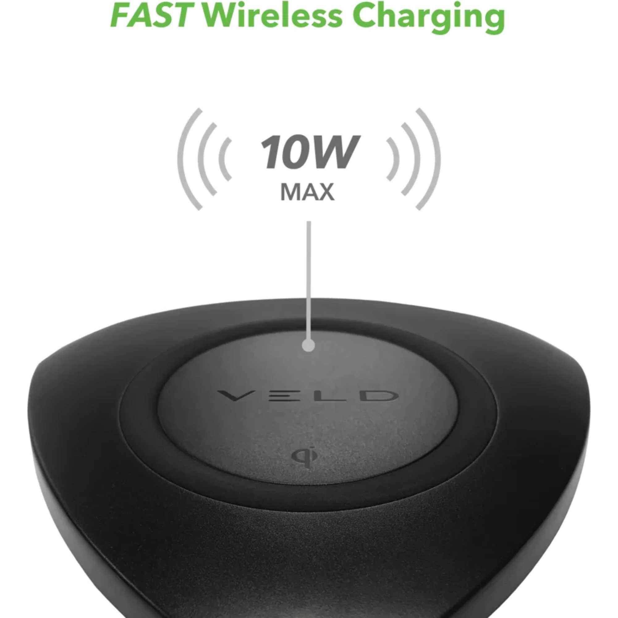 VW10YB 10W Qi Fast Wireless Charging Pad iPhone/Android