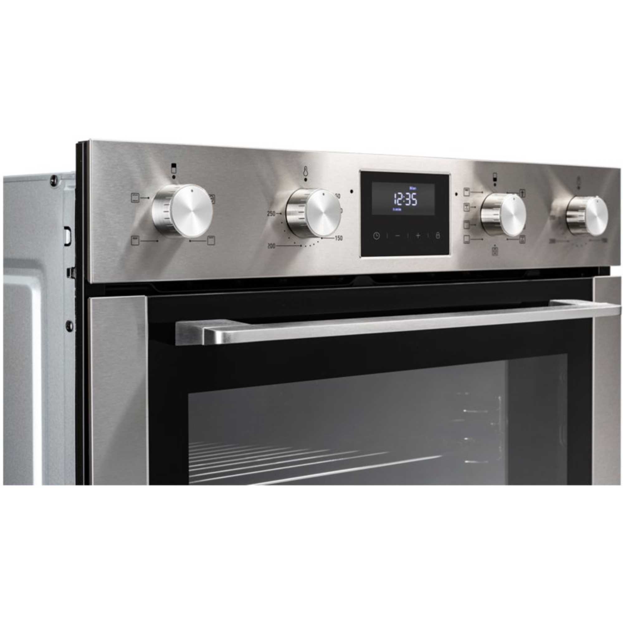 BI903MFCSTA 60cm Built-In Double Oven - Stainless Steel