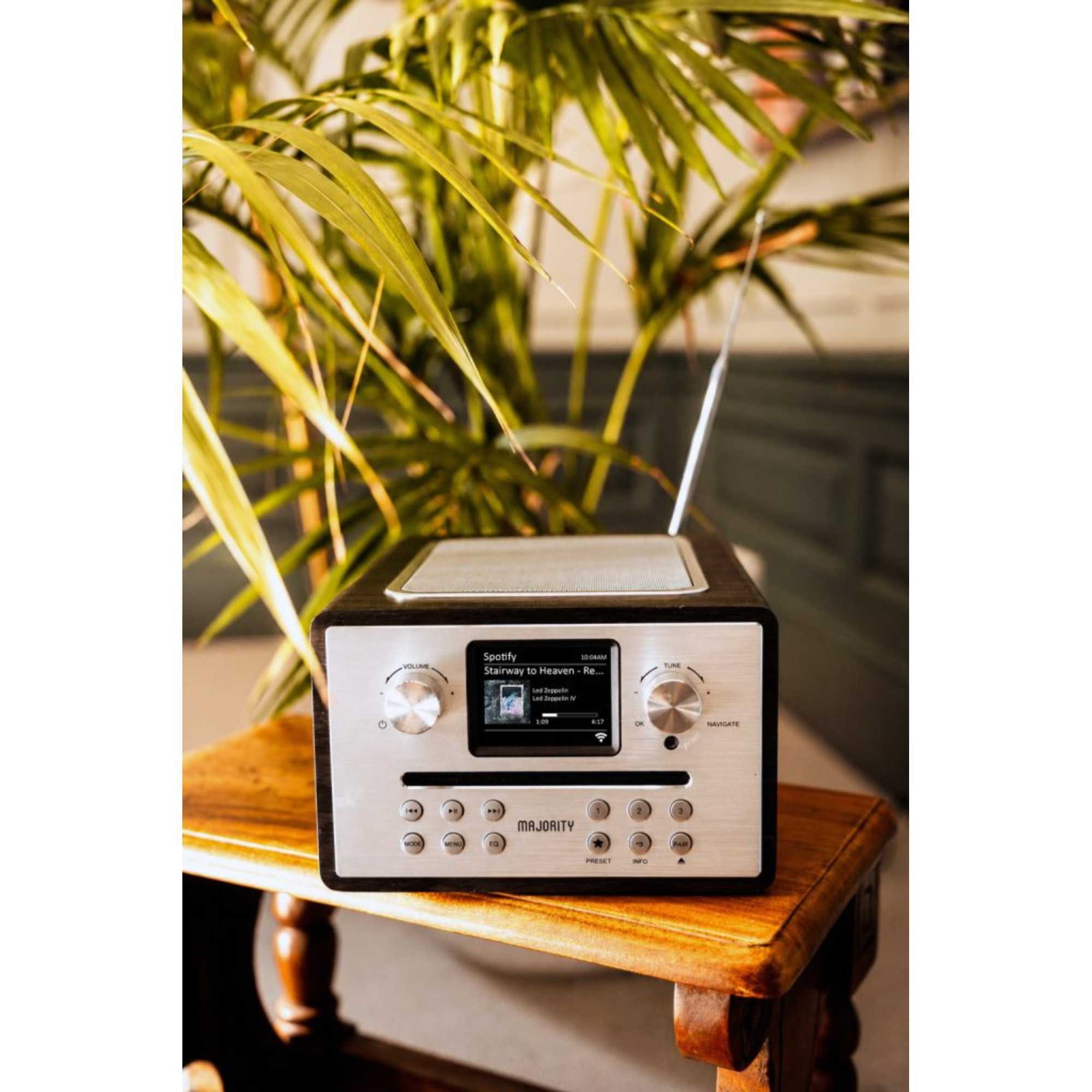 Homerton HiFi Internet Radio Music System with Spotify Connect - Black