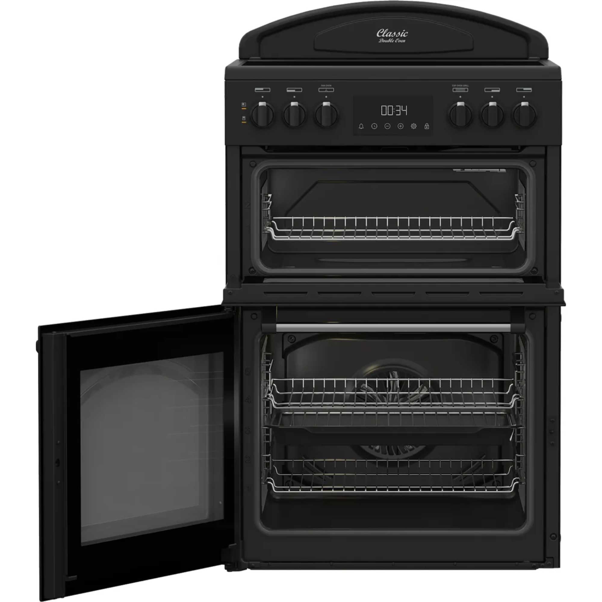 Classic CLB60ECK 600mm Freestanding Electric Cooker - Black