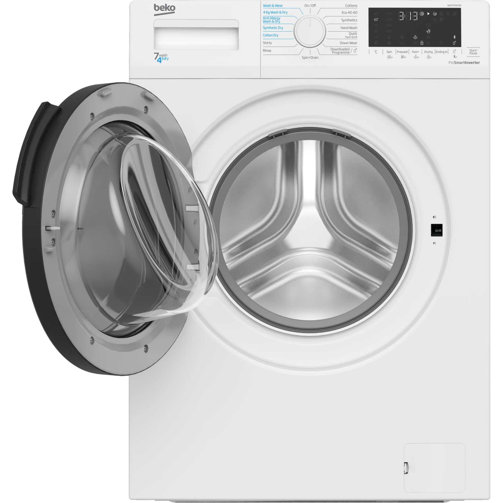 WDK742421W 7kg + 4kg 1200rpm Washer Dryer with Sensor Cycles - White