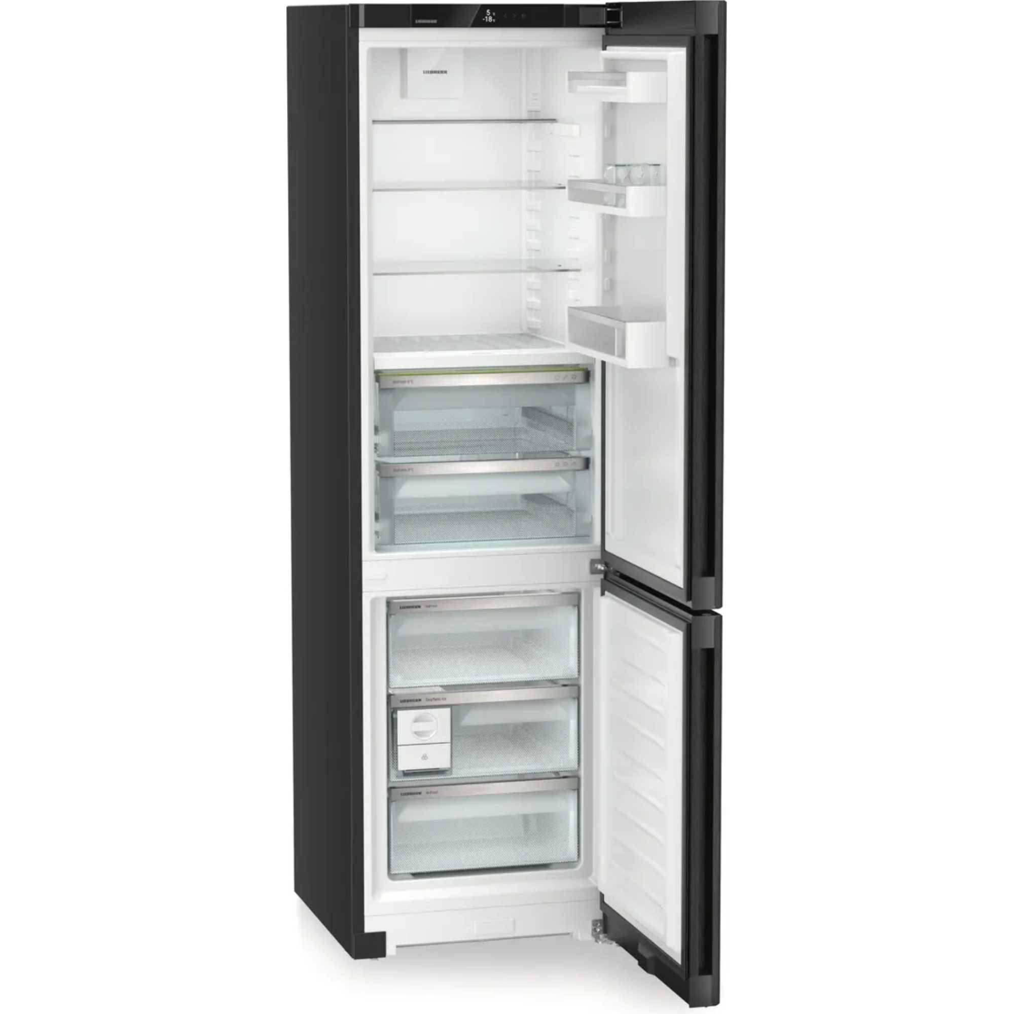CBNBDA572I 360l NoFrost Fridge Freezer - Black Steel