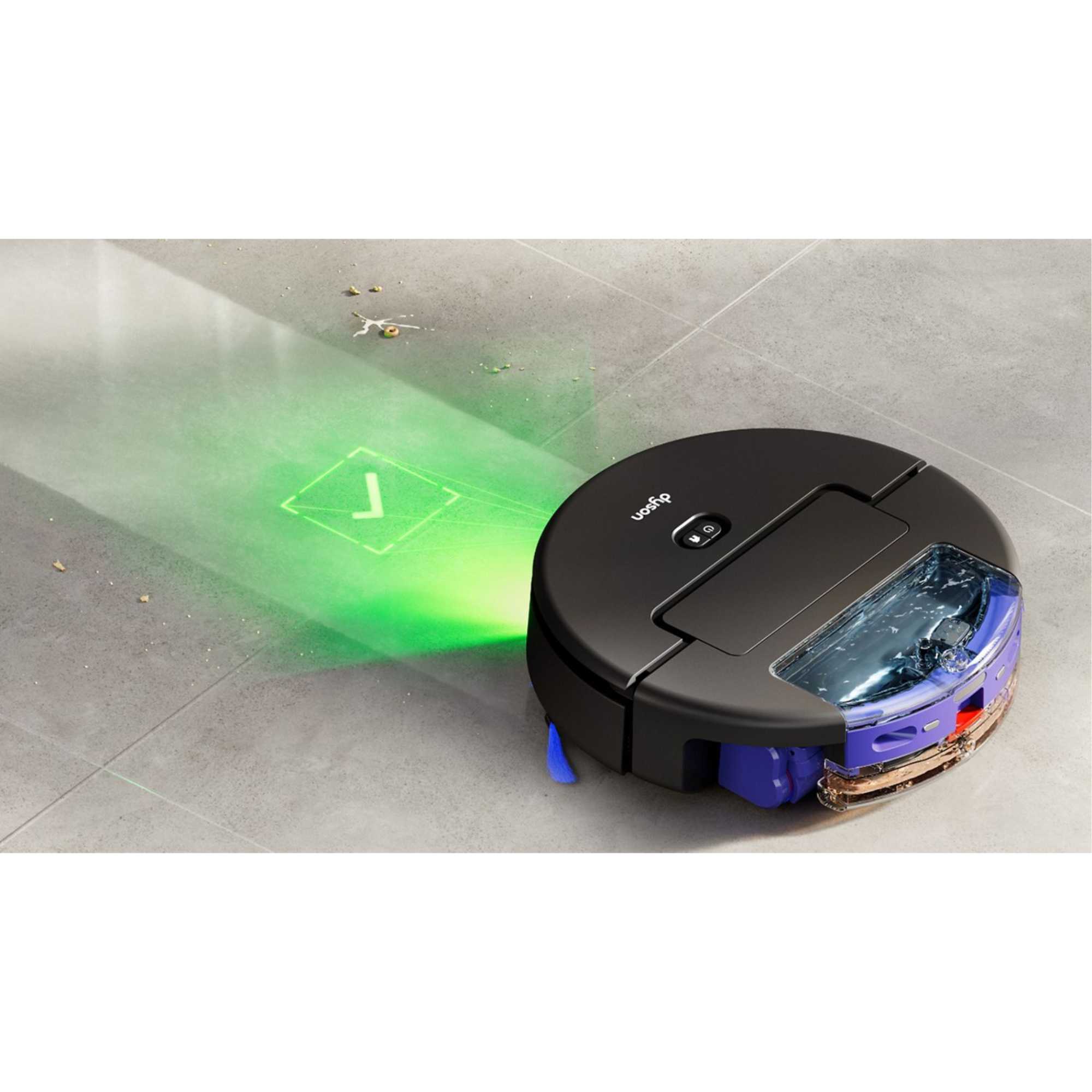 Spot+Scrub AI Wet & Dry Robot Vacuum Cleaner, Black