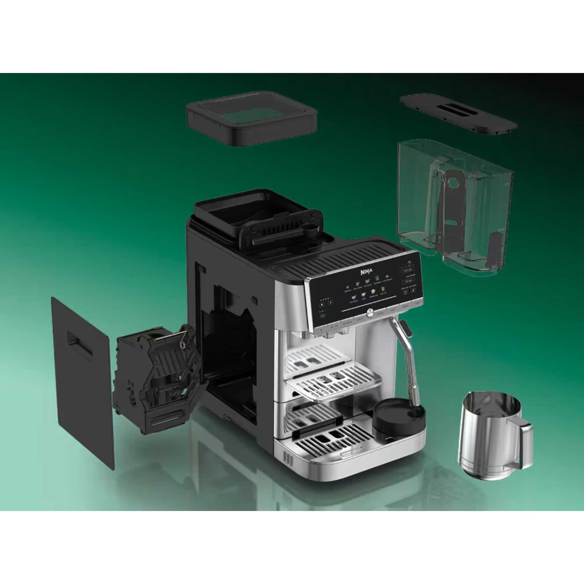 AE1001UK AutoBarista Espresso Coffee Machine Black & Stainless Steel
