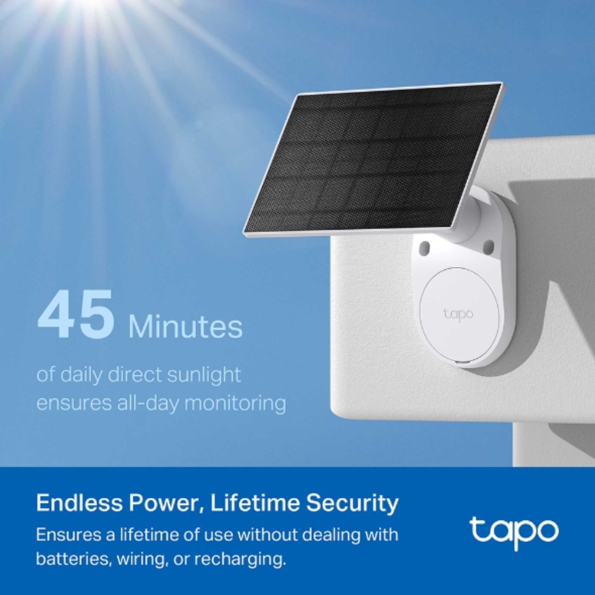 Tapo C410 Kit Solar Powered Smart Wire-Free Outdoor Security Camera