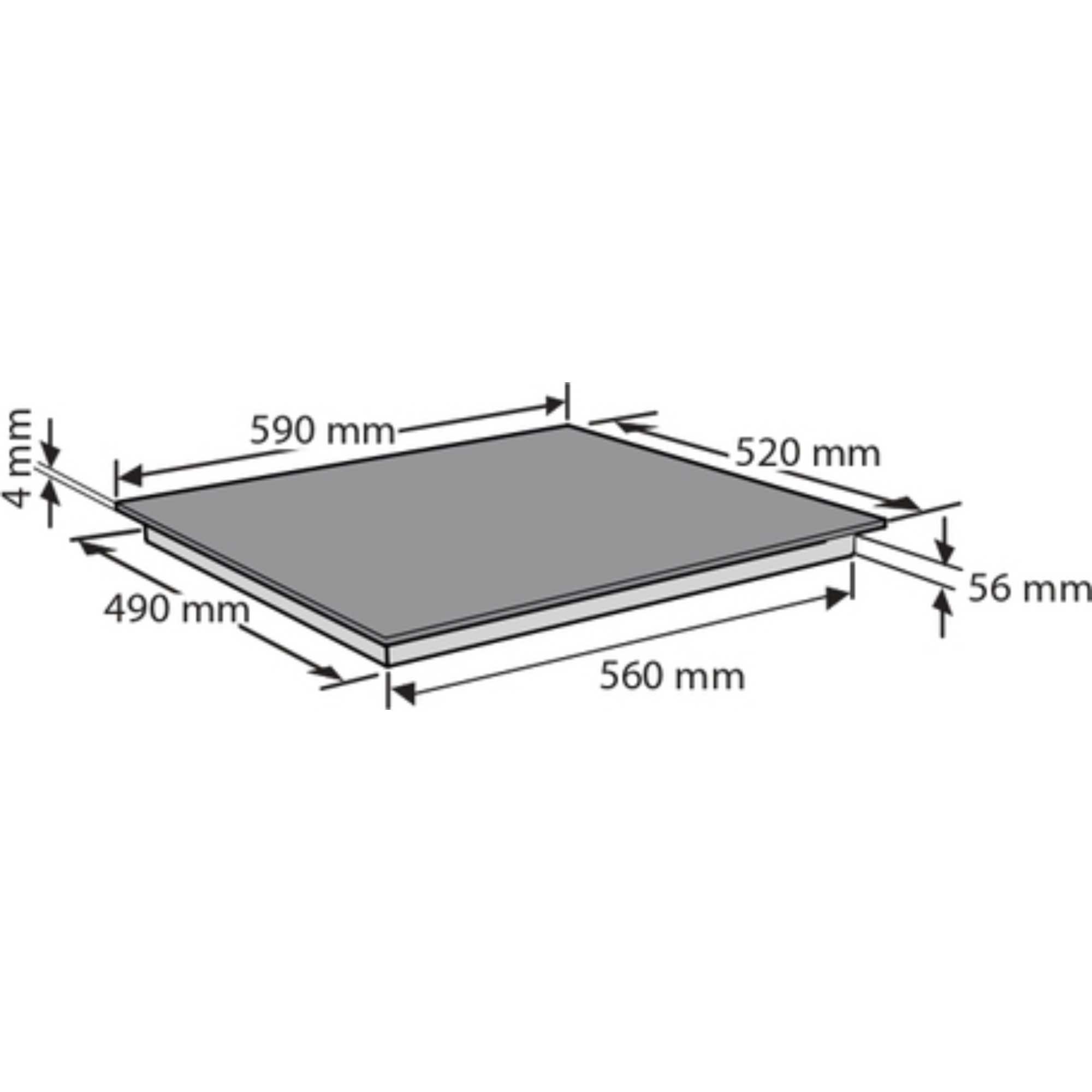 IS F 18Q60 NE 60cm 4 Zone Induction Hob