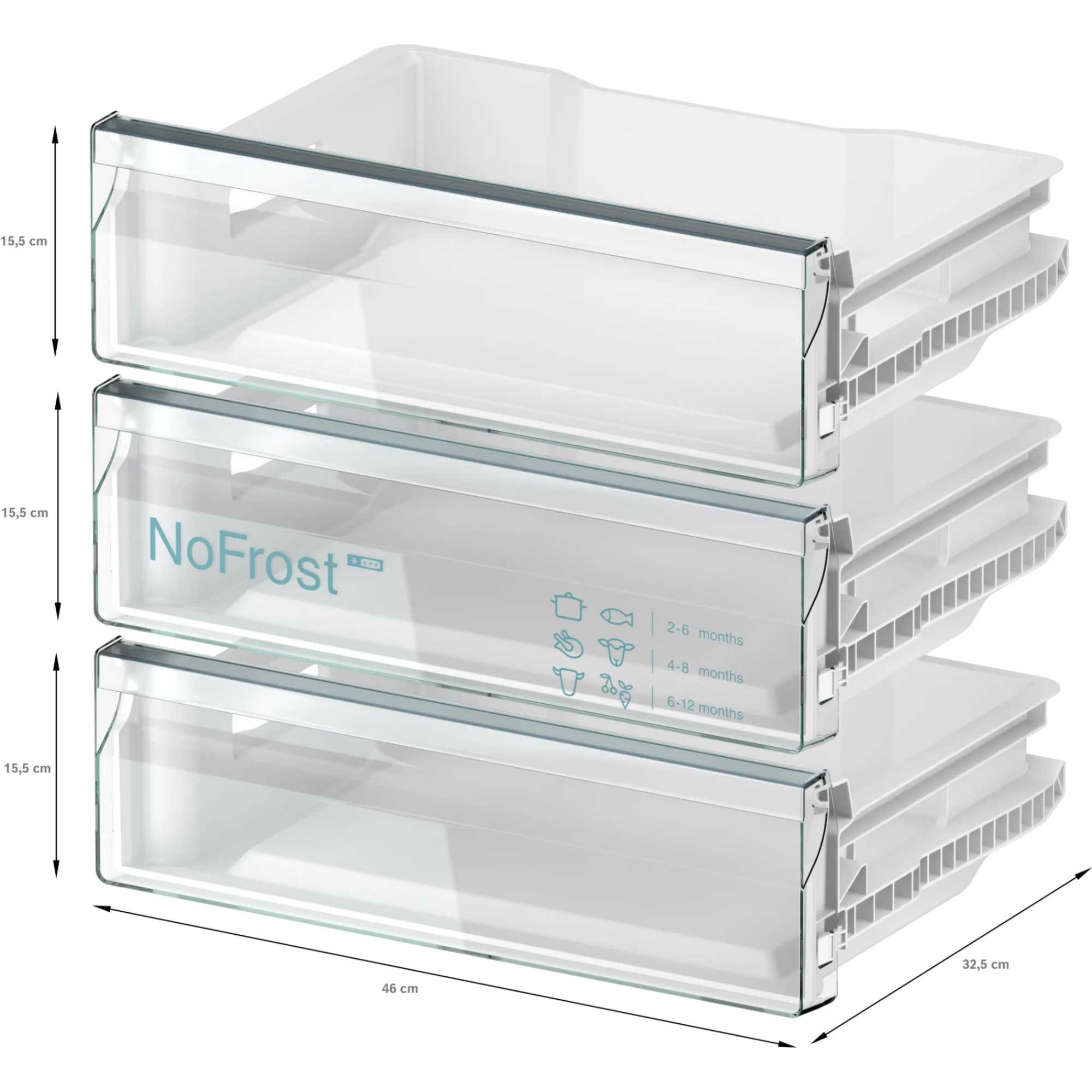 GU21NVFE0G iQ300 85l Total NoFrost Built-In