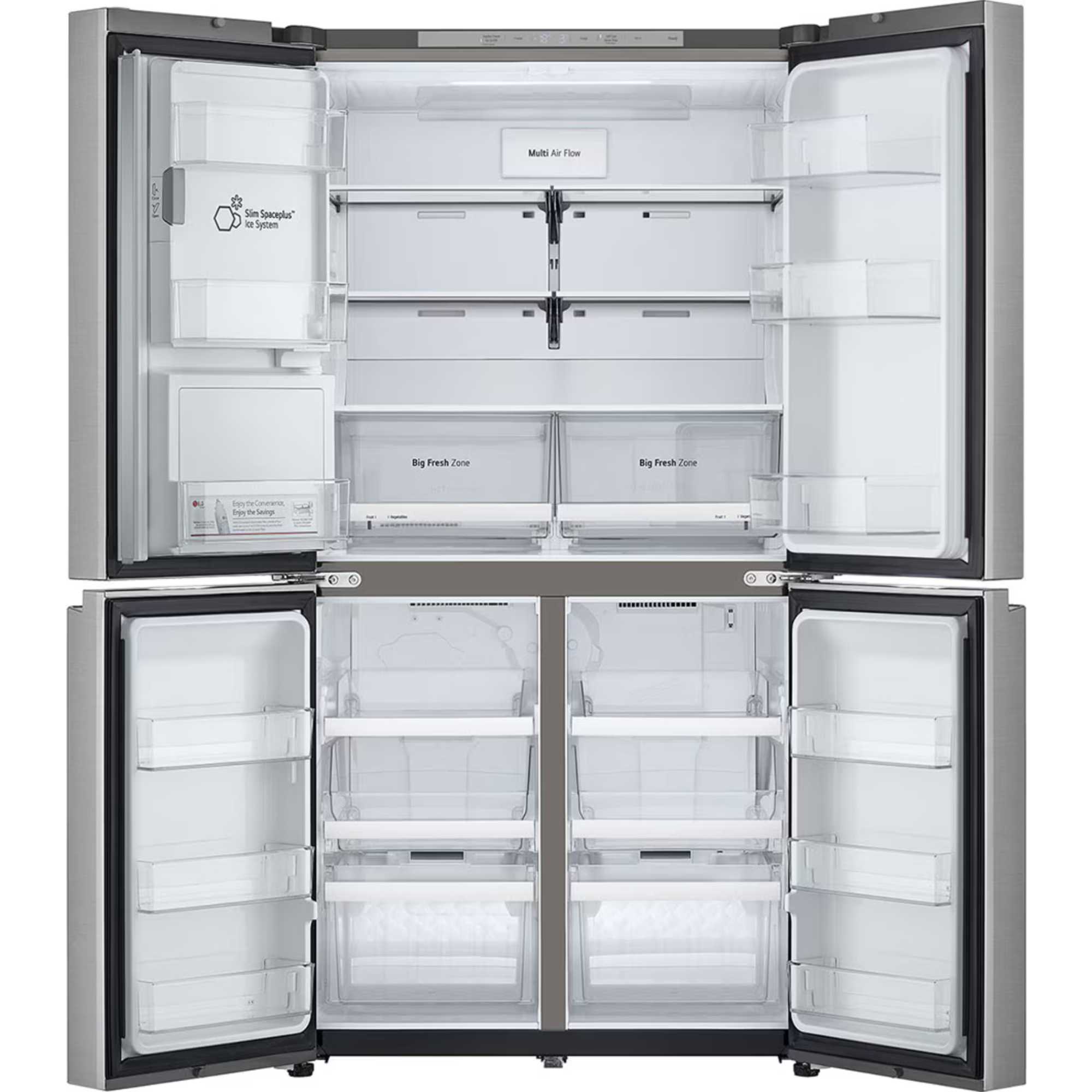 GML960PYFE 637L American Style Fridge Freezer with No Frost