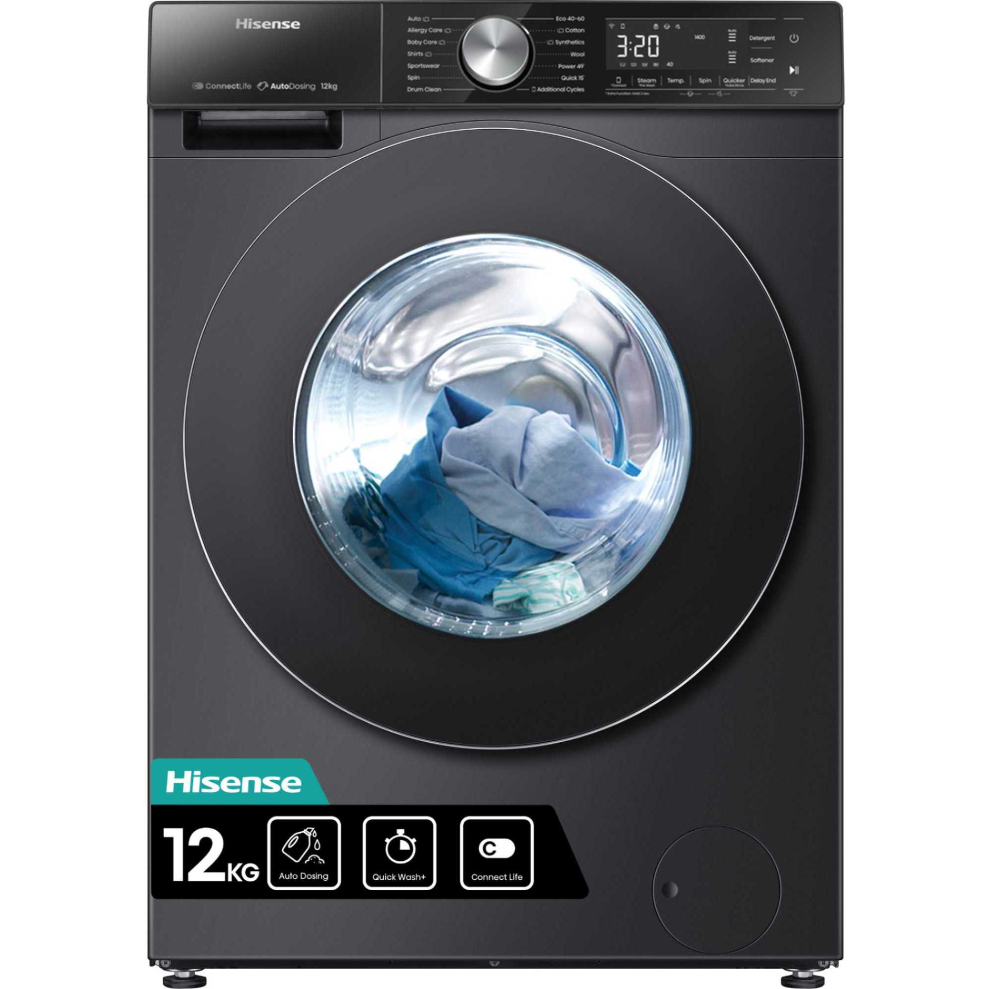 5S Series 12kg 1400rpm Washing Machine - WF5S1245BB