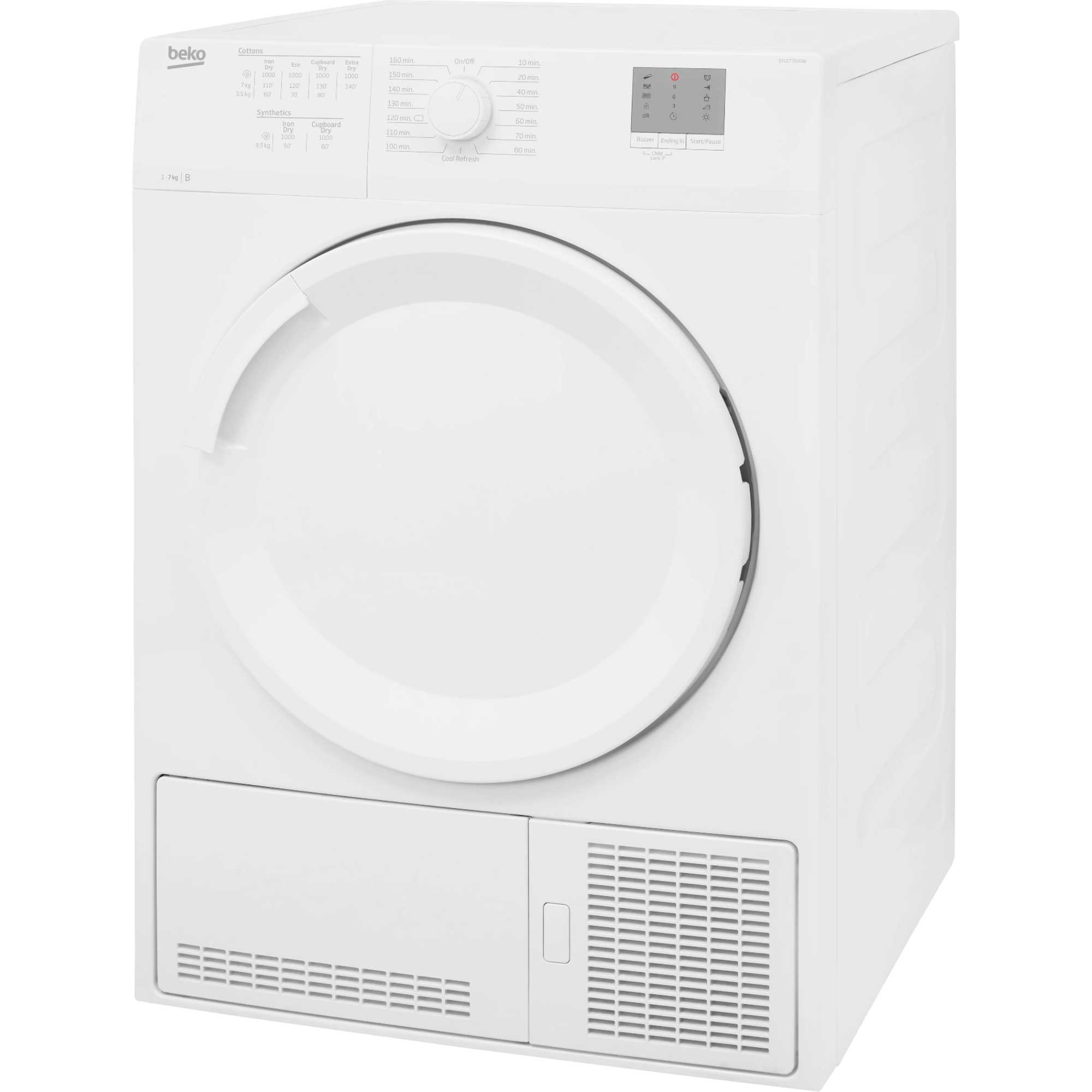 DTGCT7000W 7kg Condenser Tumble Dryer - White
