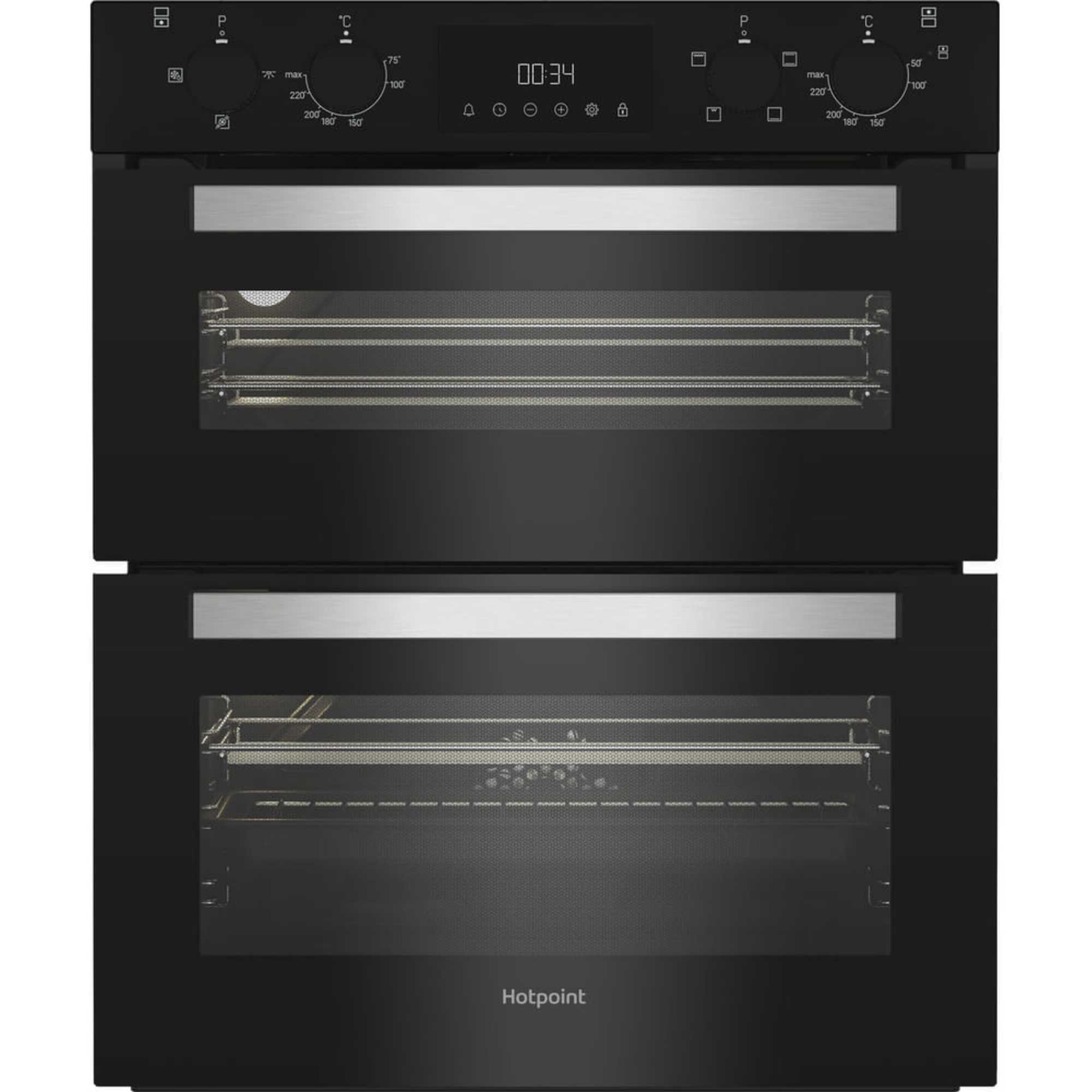 DUH 10D B Built-Under Electric Fan Double Oven - Black