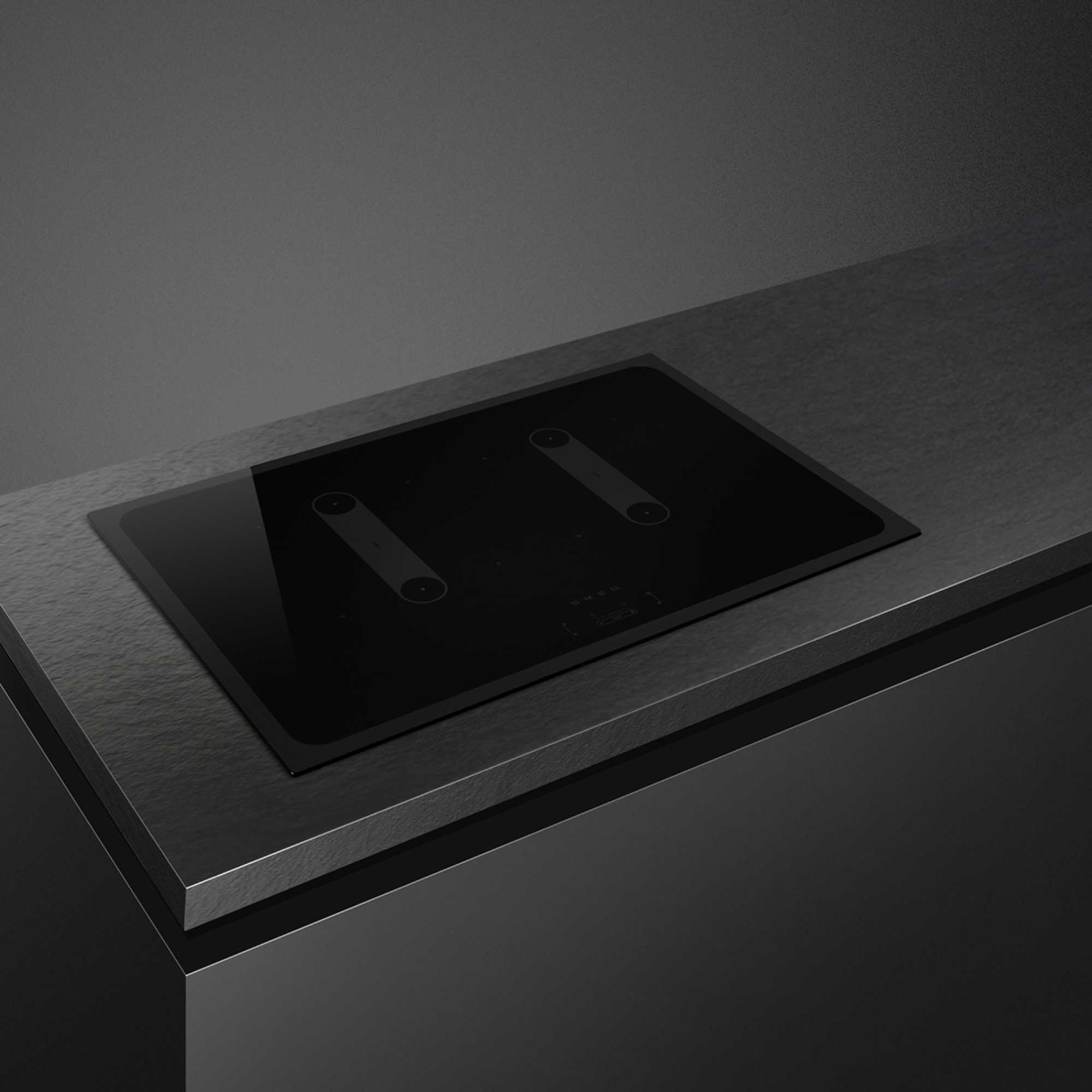 SI2B22741D 75cm Built-In 4 Zone Induction Hob - Black