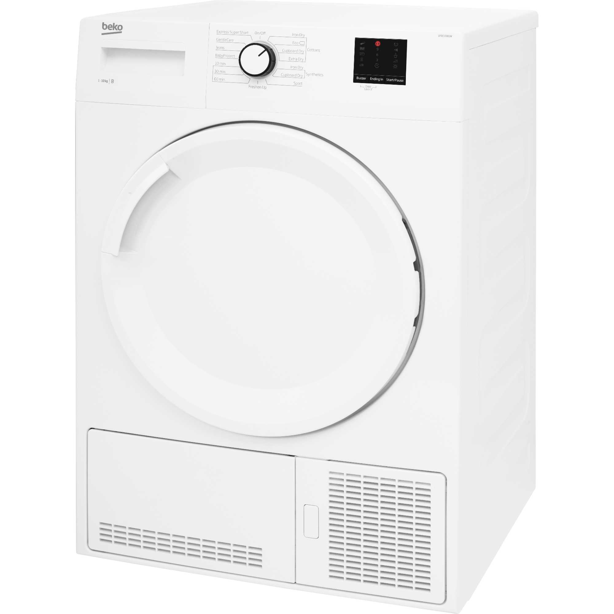 DTBC10001W 10kg Condenser Tumble Dryer