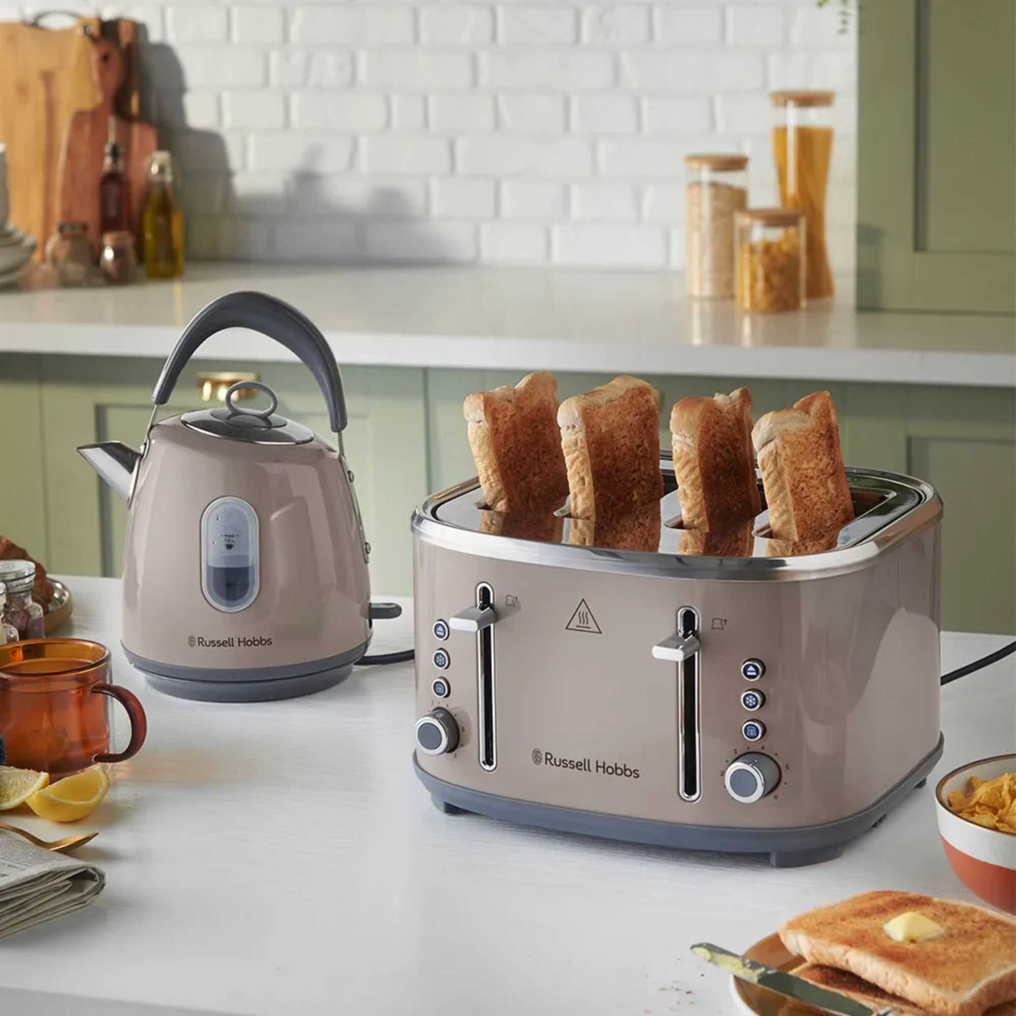 26293 Stylevia 4 Slice Toaster - Mocha