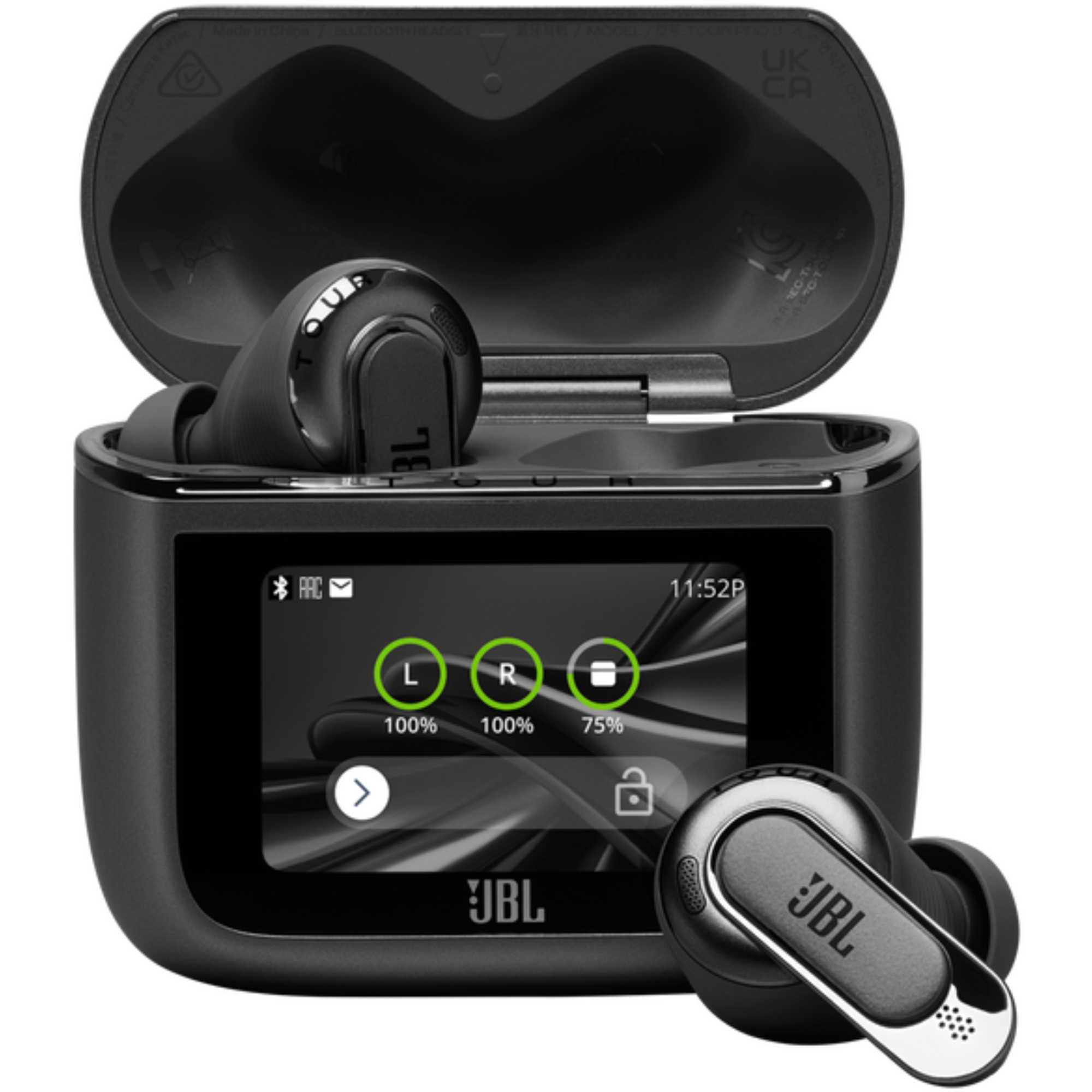 Tour Pro 3 Wireless In-Ear Headphones with Smart Charging Case - Black