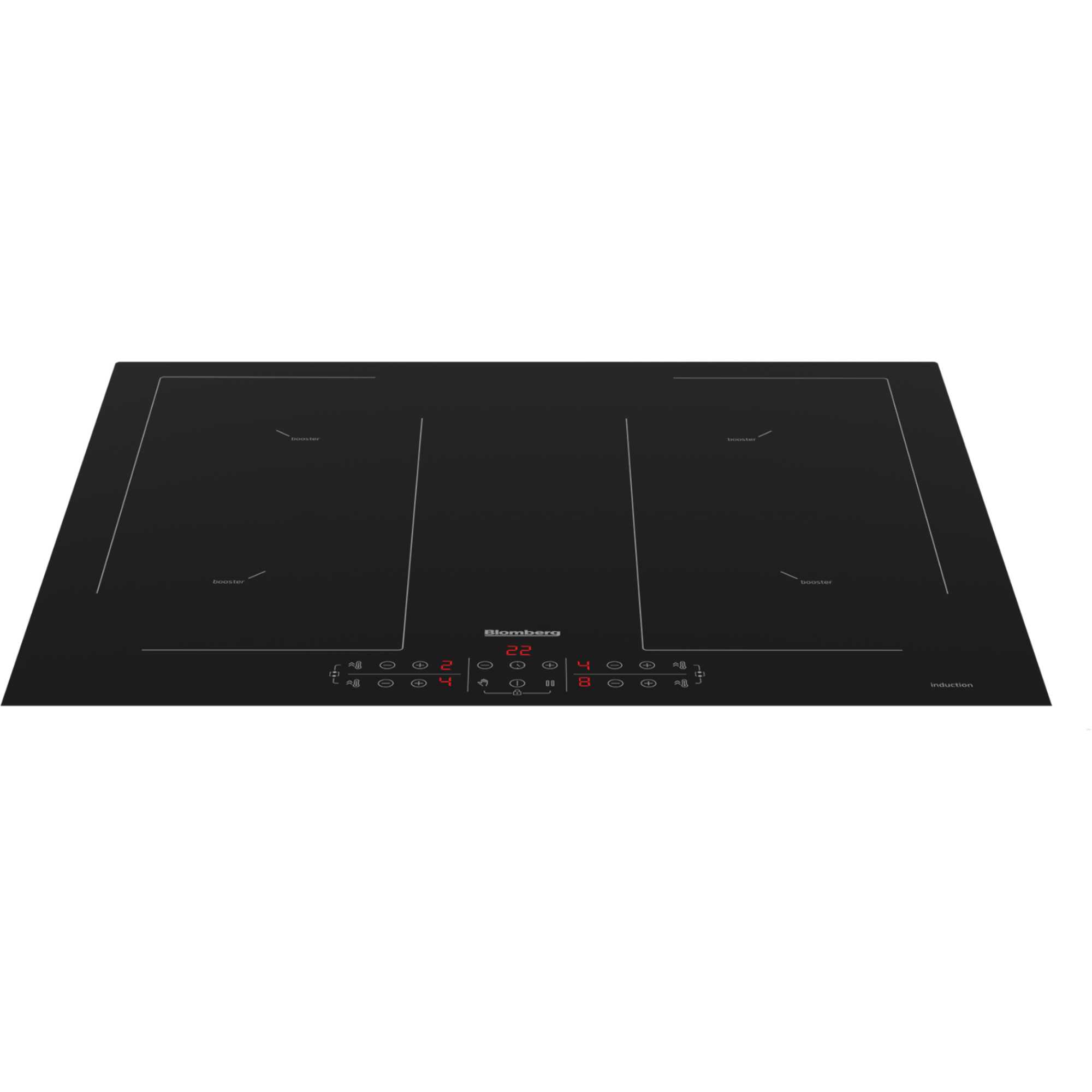 MIN54483N 60cm 4 Burner Induction Hob - Black