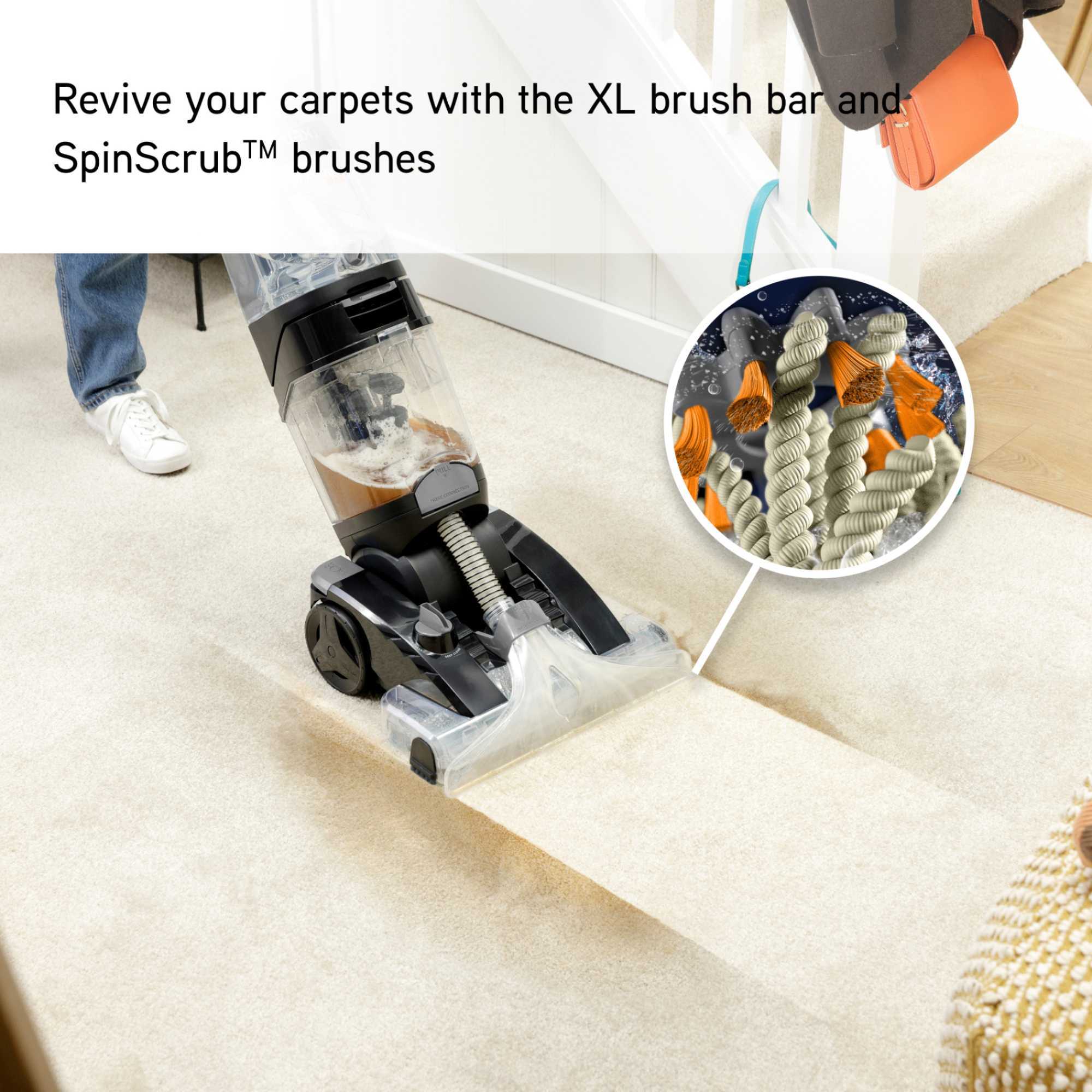 ECB1SPV1 Platinum Power Max Carpet Cleaner - Black & Grey