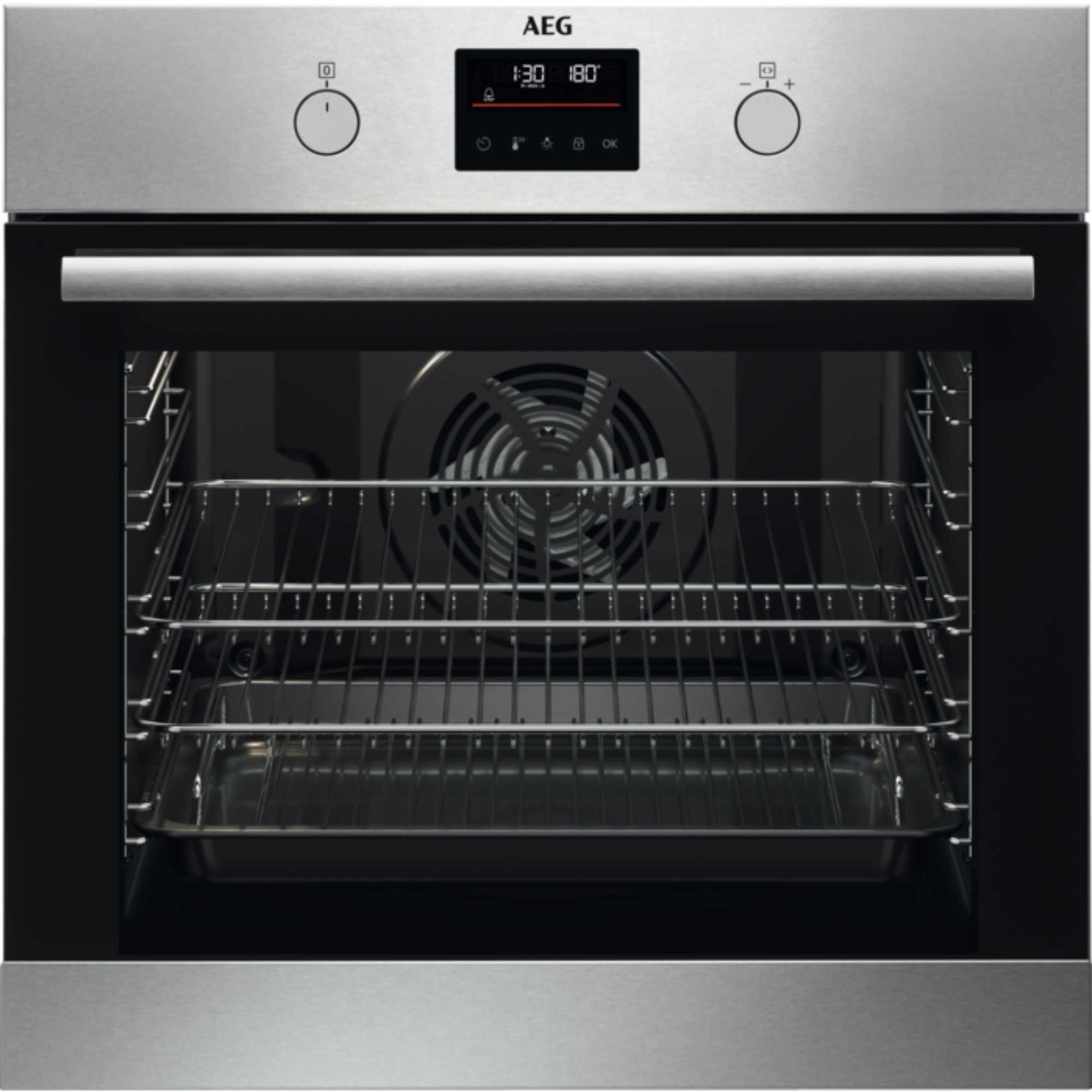 AEG BPS355061M 71L Built-In Oven Multifunction & Steam Mode