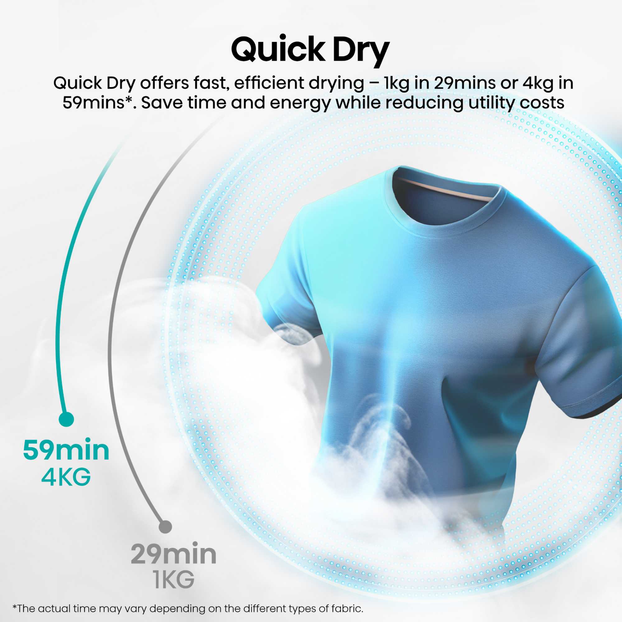 9kg Heat Pump Tumble Dryer - DH5I904BBBC