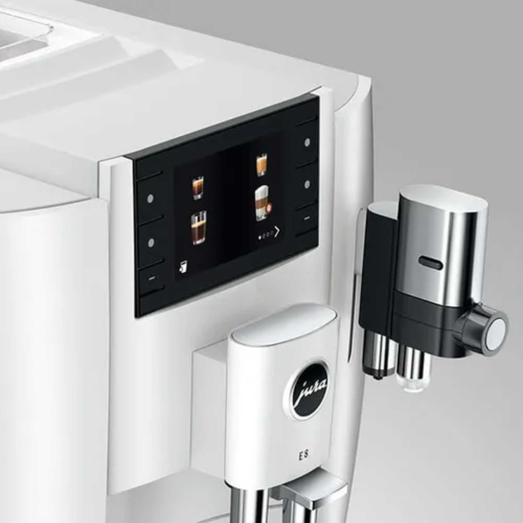 E8 Smart Bean to Cup Coffee Machine - Piano White