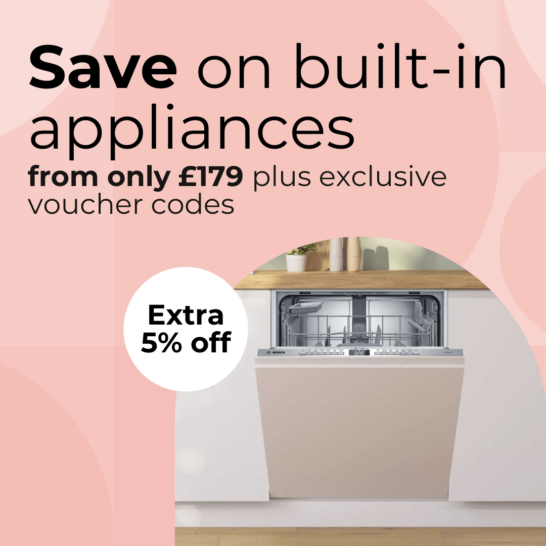 Built-in appliances with an extra 5% off 