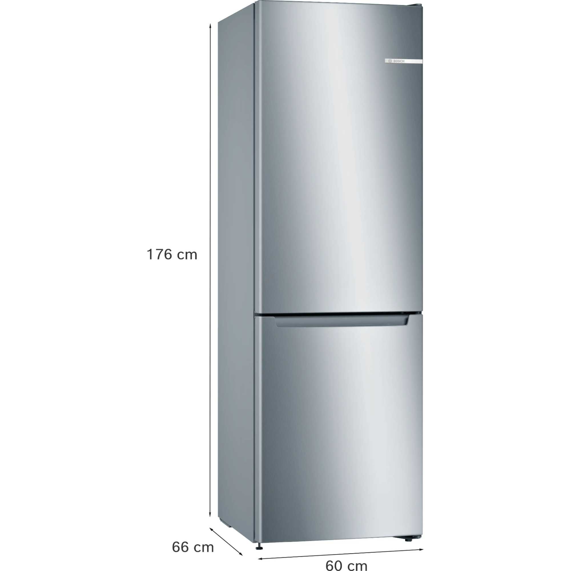 KGN33NLEBG Series 2 282l Total No Frost Fridge Freezer - Stainless Steel
