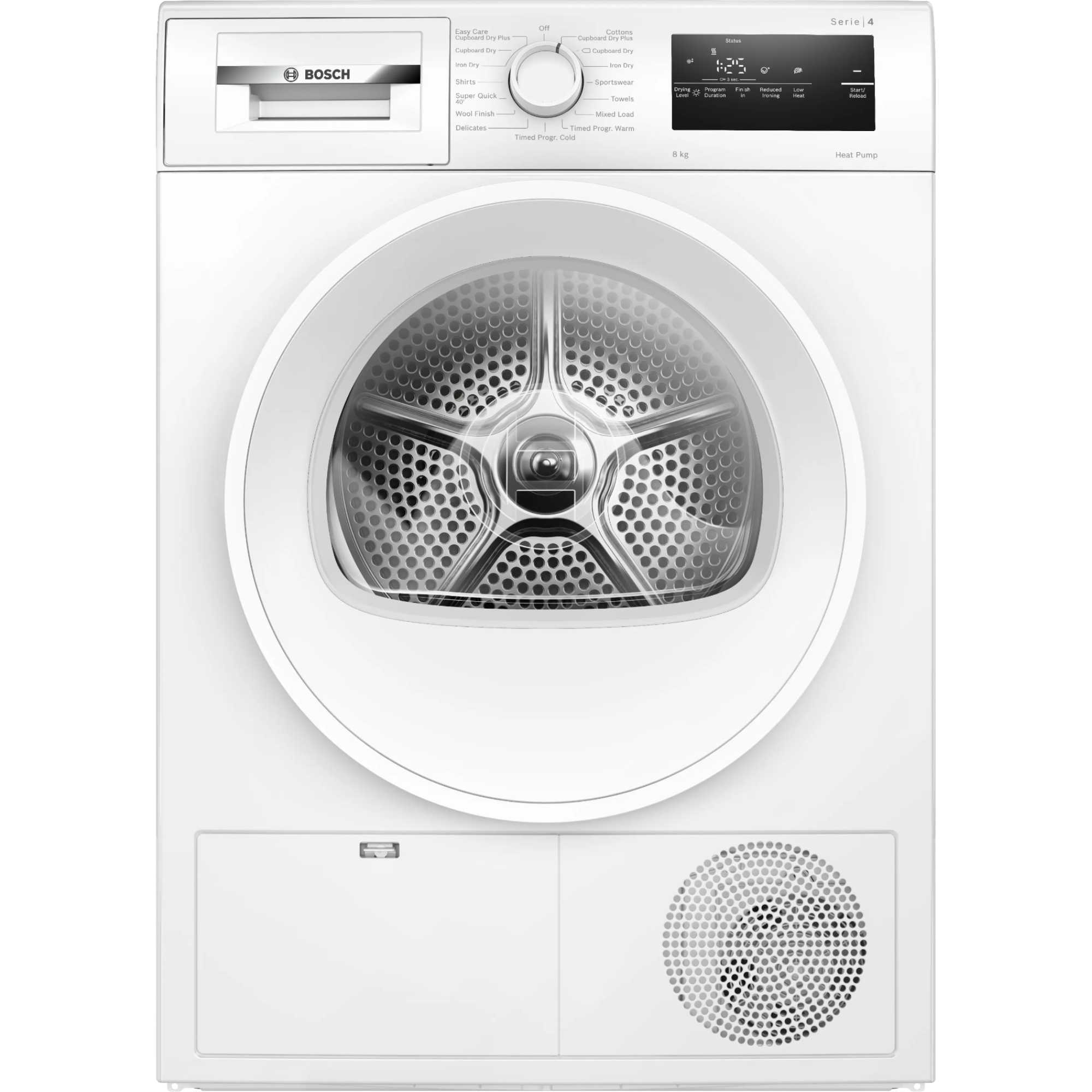WTH85225GB Series 4 8kg Heat Pump Tumble Dryer - White WTH85225GB Series 4 8kg Heat Pump Tumble Dryer - White