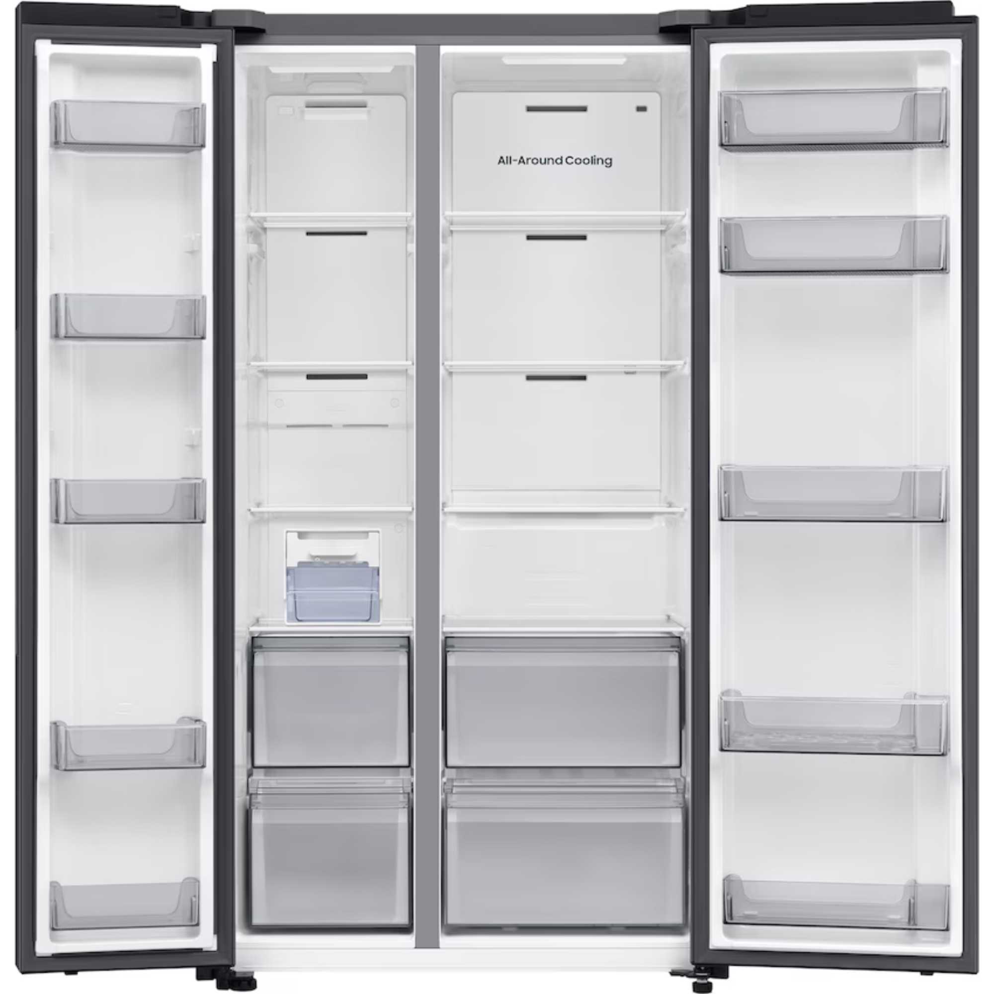 RS70F65QEFEU 659l Total No Frost American Style Fridge Freezer - Black